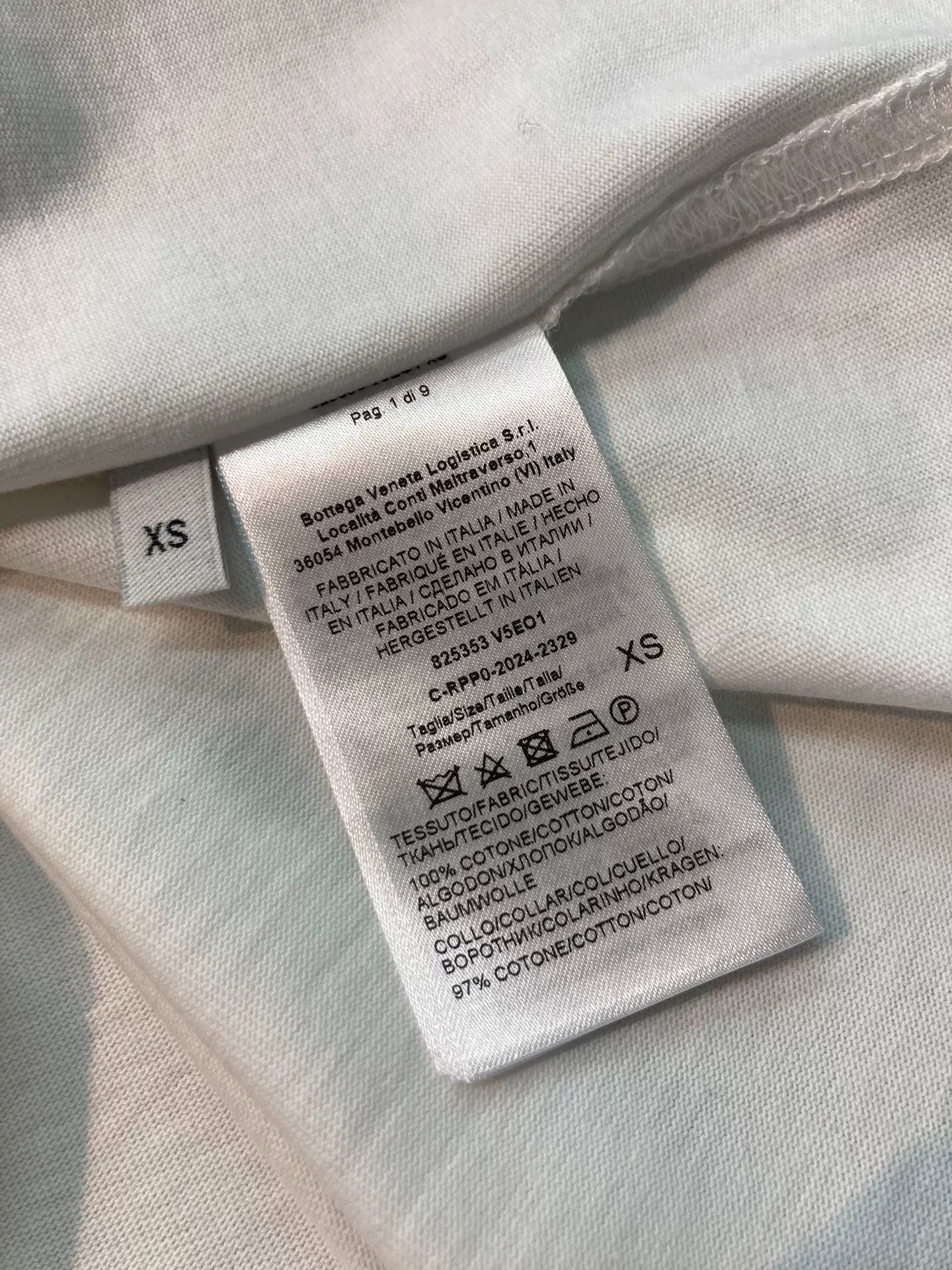 Bottega Veneta BV 25SS Silk Scarf Short-Sleeve T-Shirt Size XS / US 0-2 / IT 36-38 - 5 Thumbnail