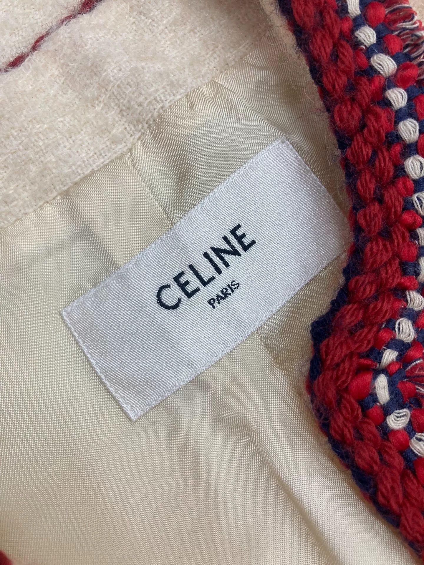 Celine Celine Red Trim Jacket Size S / US 4 / IT 40 - 5 Thumbnail