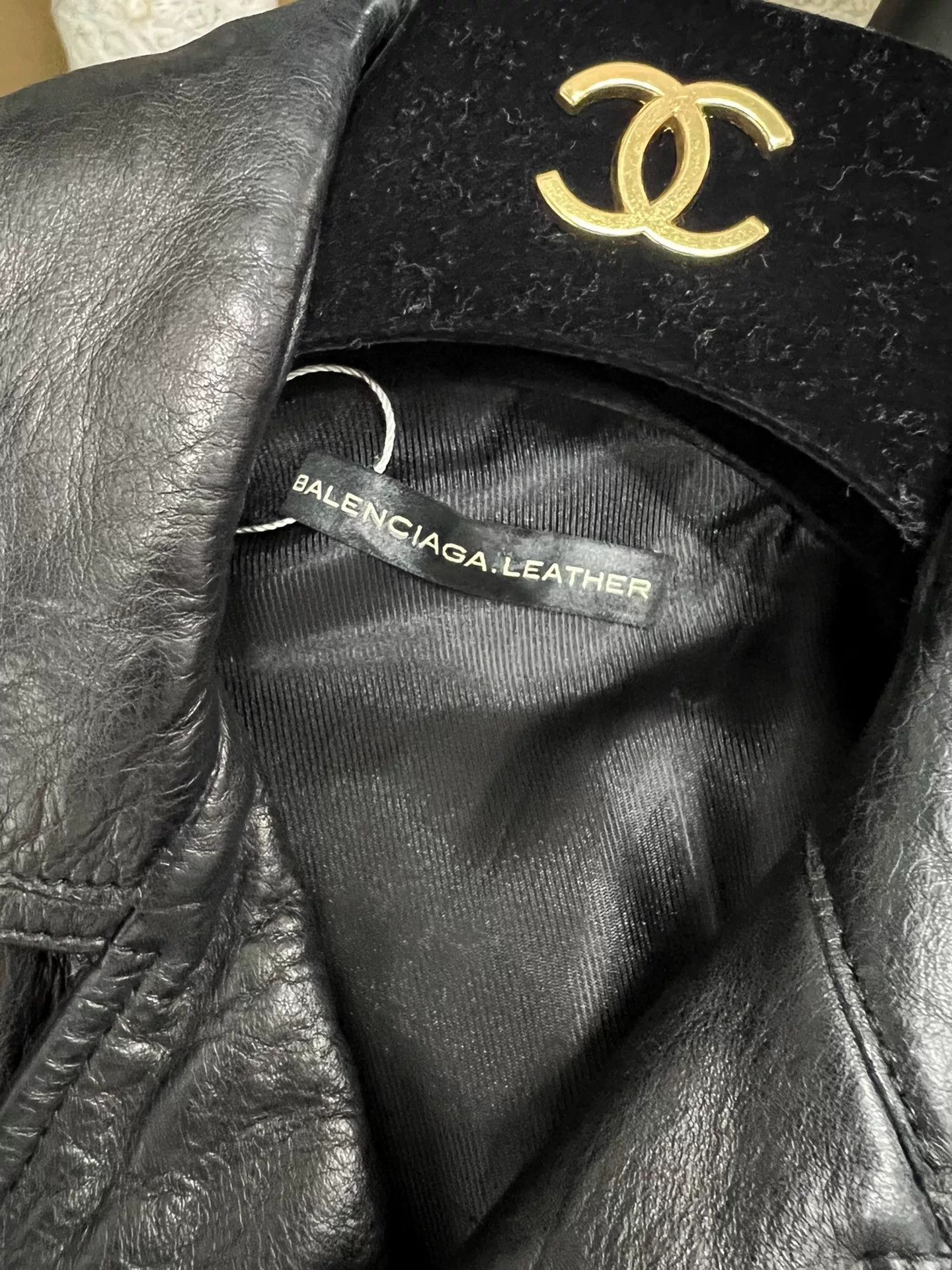 Balenciaga Balenciaga Black Motorcycle Leather Jacket Size S / US 4 / IT 40 - 4 Thumbnail