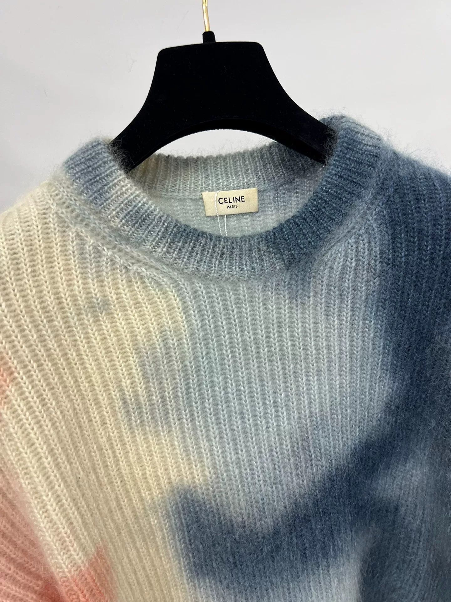 Celine Celine Color Gradient Mohair Sweater Size M / US 6-8 / IT 42-44 - 3 Thumbnail