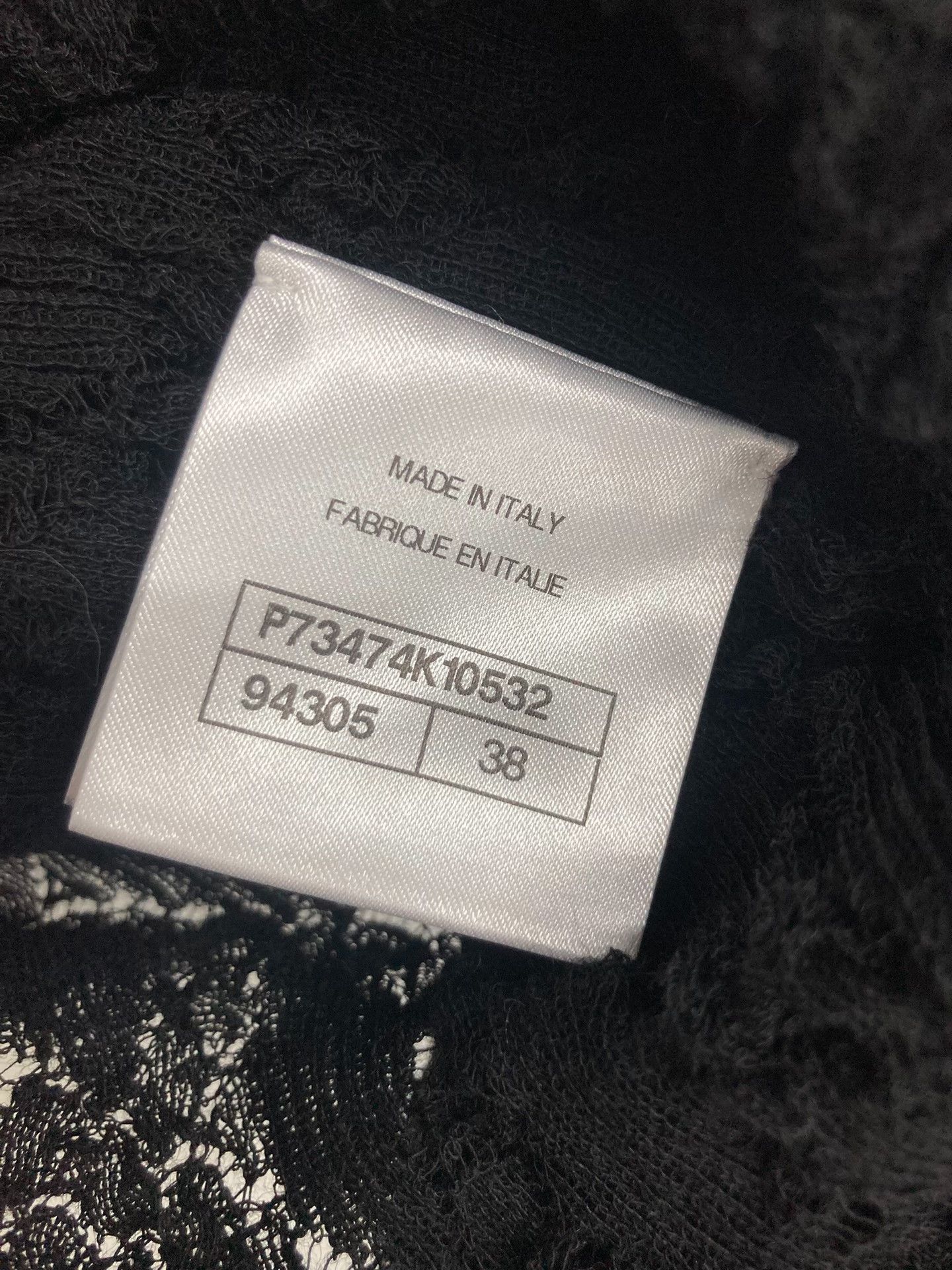 Chanel Chanel Black Pearl V-Neck Knit Top Size S / US 4 / IT 40 - 5 Thumbnail