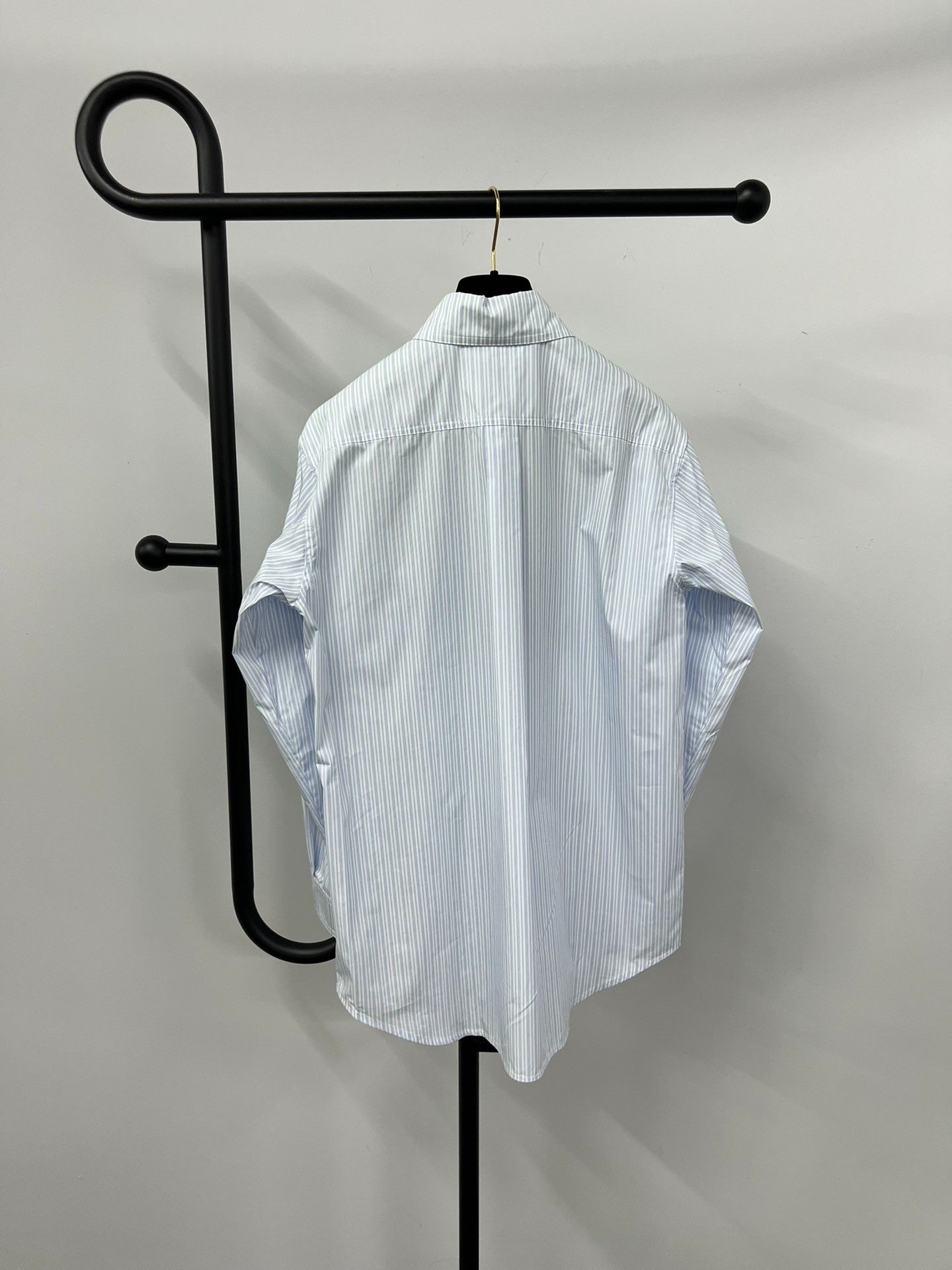 Burberry Burberry Blue White Stripe Letter Print Shirt Size XS / US 0-2 / IT 36-38 - 3 Thumbnail