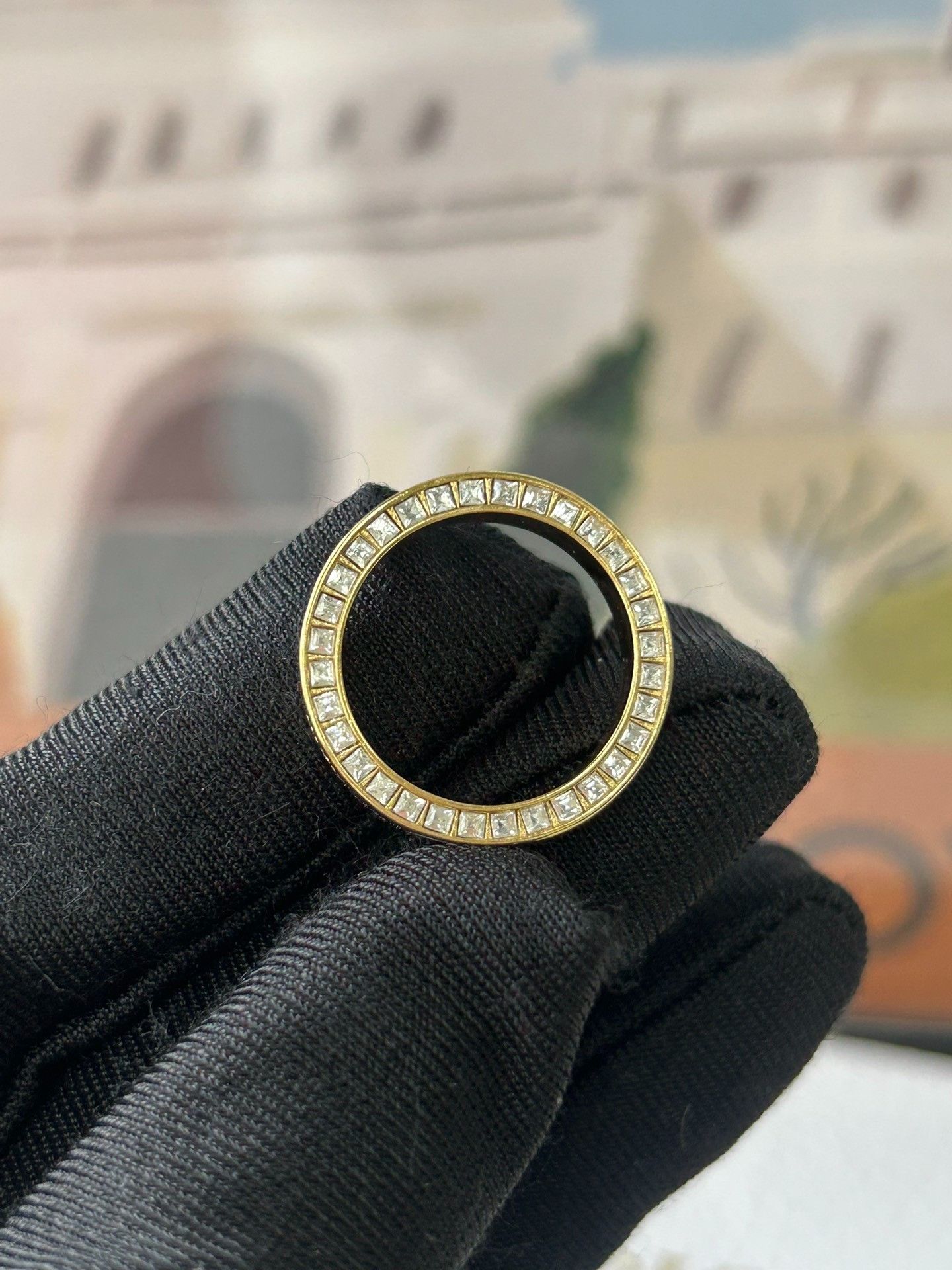 Dior Dior White Enamel Ring Size ONE SIZE - 3 Thumbnail