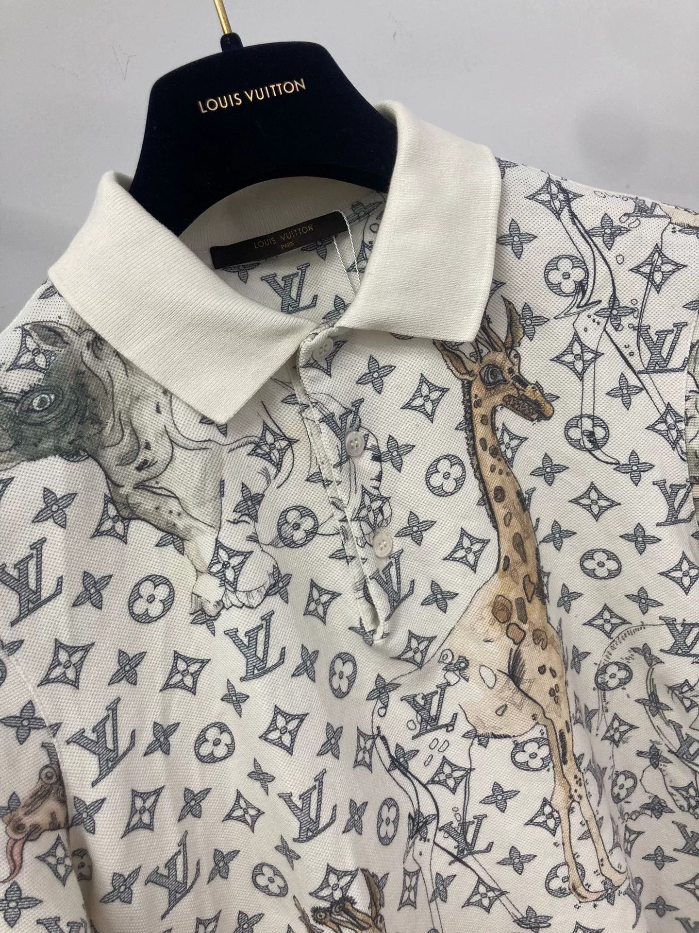 Louis Vuitton Louis Vuitton Monogram Collar Short-Sleeve Size XS / US 0-2 / IT 36-38 - 3 Thumbnail