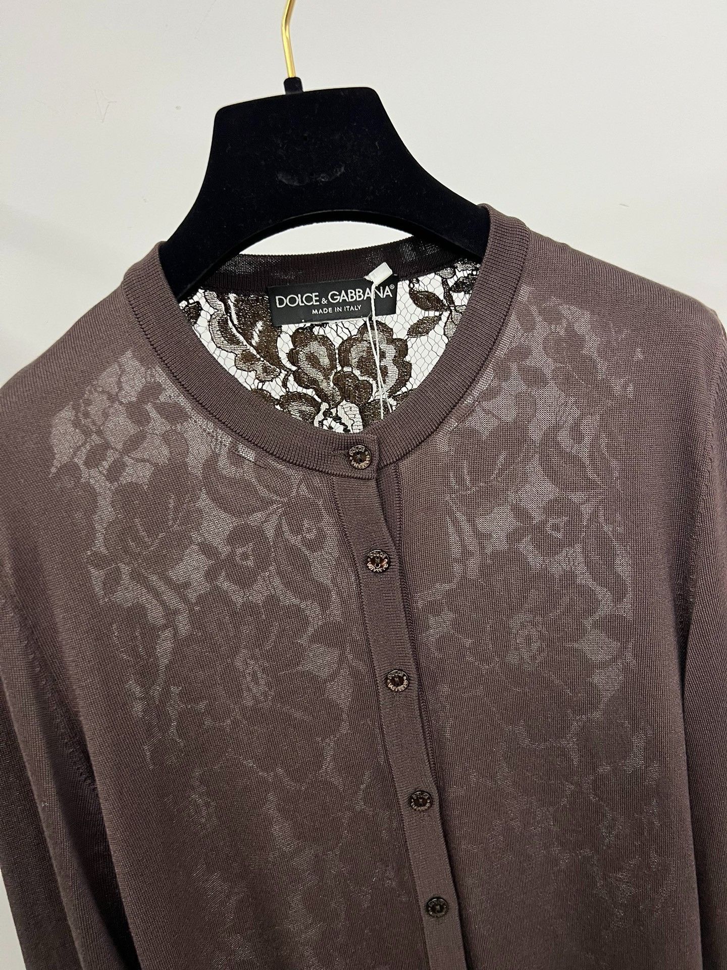 Dolce & Gabbana Dolce&Gabbana Knit Lace Cardigan Size XS / US 0-2 / IT 36-38 - 2 Thumbnail