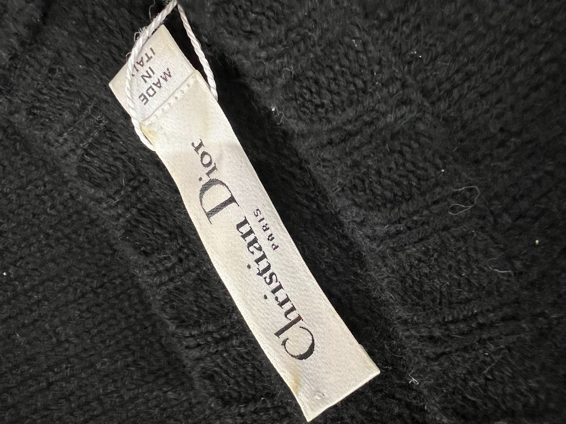 Dior Dior Black Lucky Star Cashmere Top Size S / US 4 / IT 40 - 4 Thumbnail