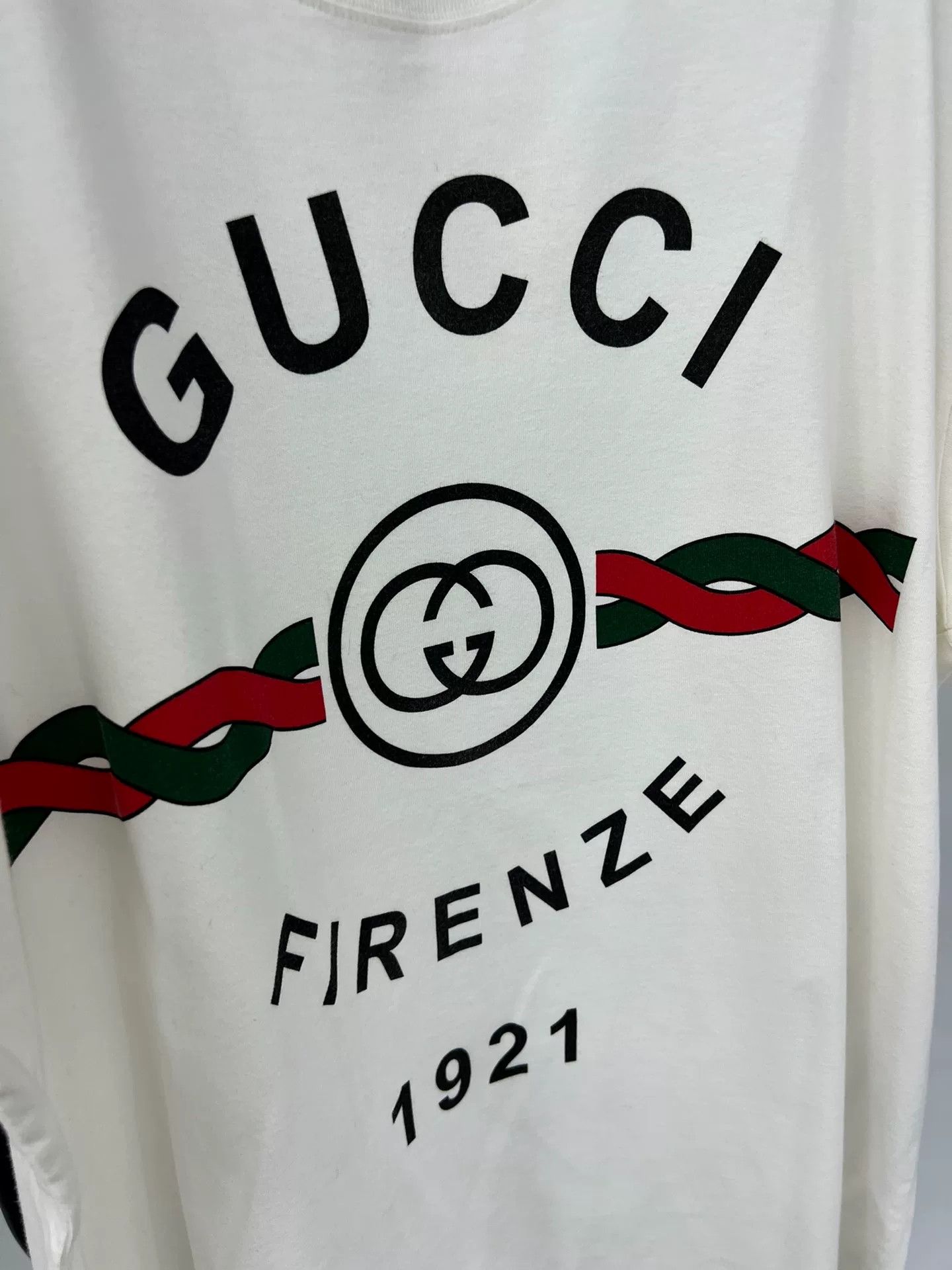 Gucci Gucci White 1921 Letter Print T-shirt Size US M / EU 48-50 / 2 - 3 Thumbnail