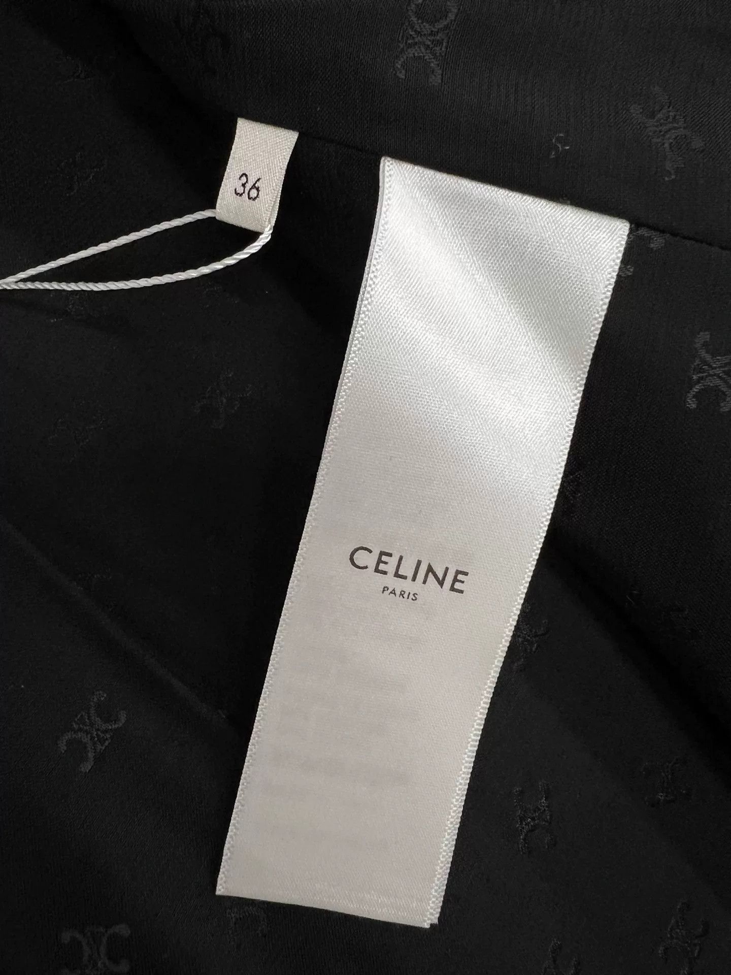 Celine Celine Knit Trim Black Jacket Size XS / US 0-2 / IT 36-38 - 5 Thumbnail