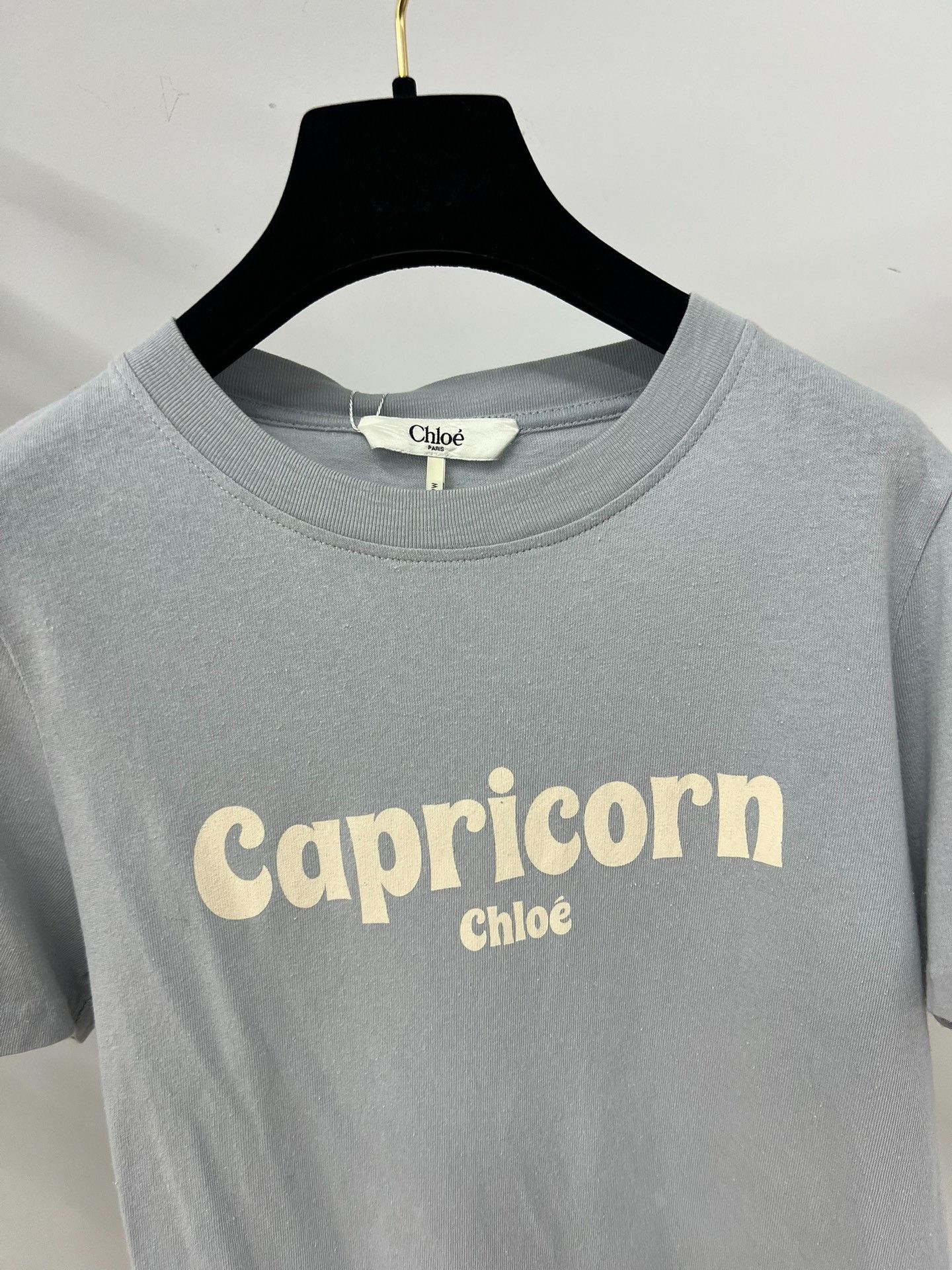 Chloe Chloe Capricorn Letter Print T-shirt M Size M / US 6-8 / IT 42-44 - 2 Thumbnail