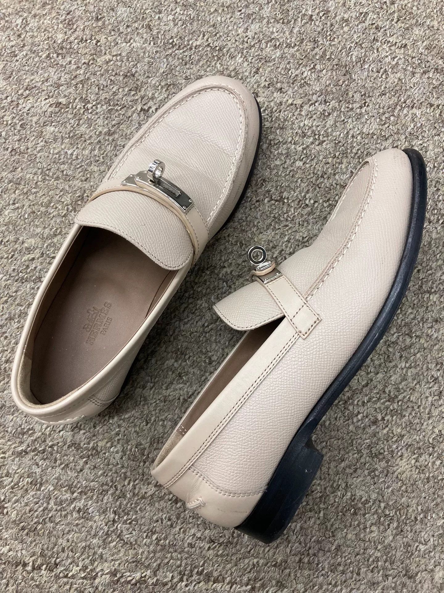 Hermes HERMES Kelly Leather Loafers Size US 6 / IT 36 - 2 Thumbnail