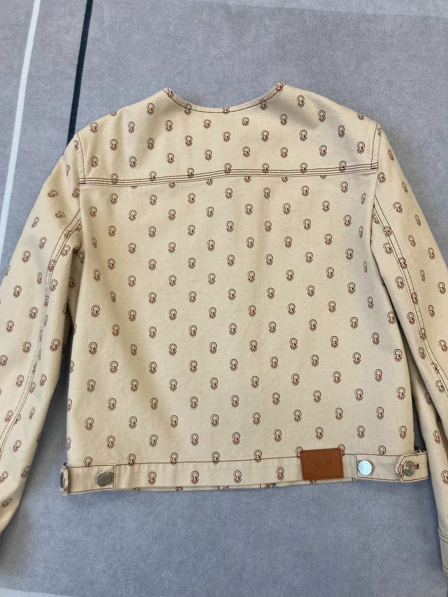 Hermes Hermes Printed Denim Jacket Size XS / US 0-2 / IT 36-38 - 3 Thumbnail