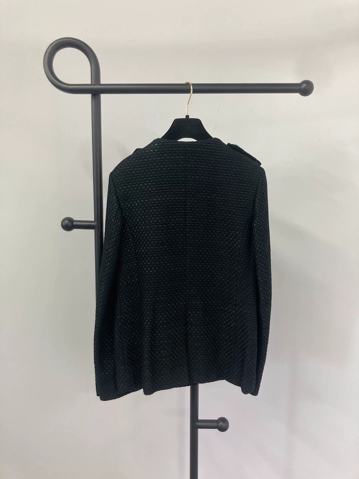 Chanel Chanel Black Knit Jacket Size XS / US 0-2 / IT 36-38 - 2 Thumbnail