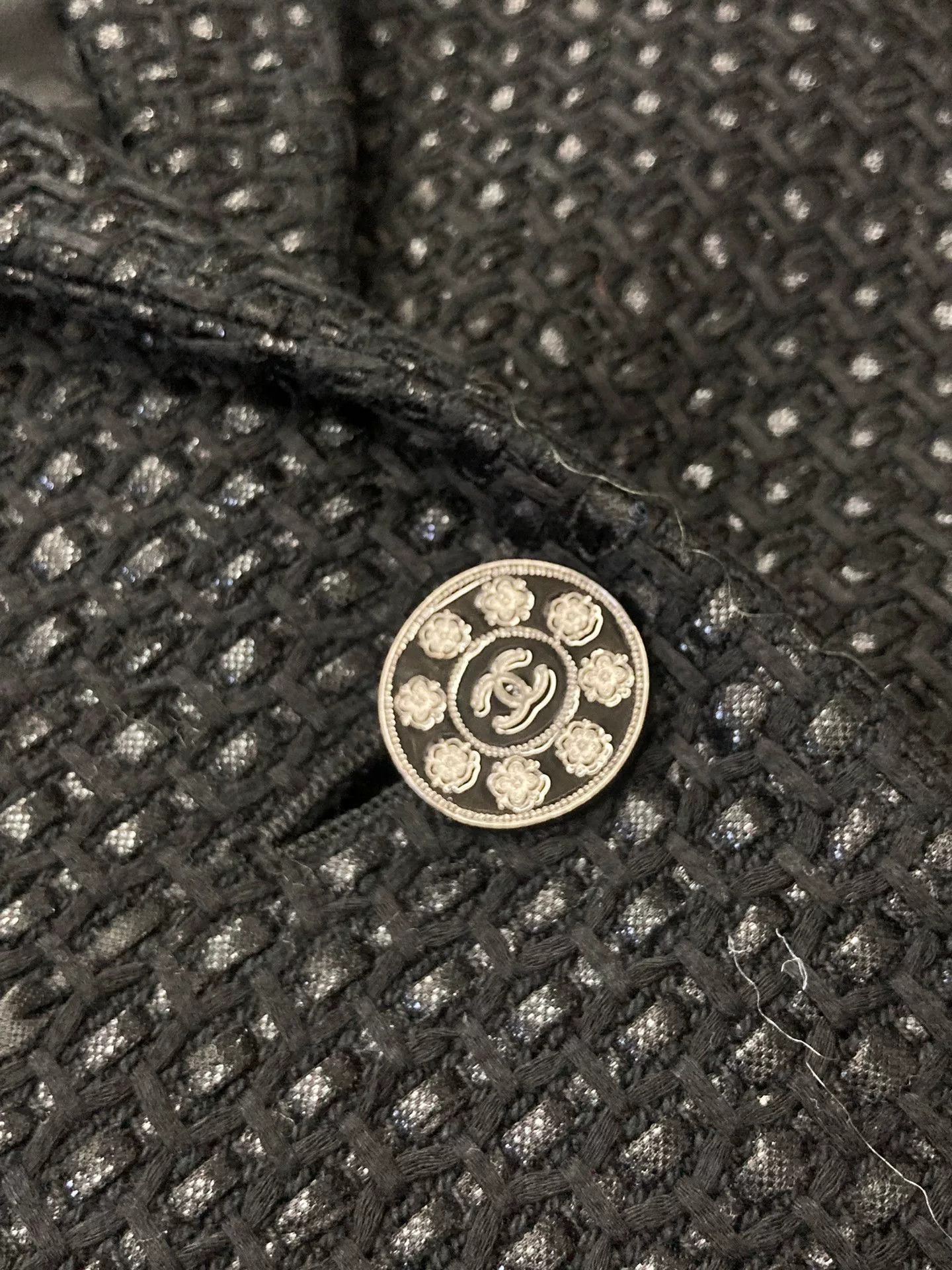 Chanel Chanel Black Knit Jacket Size XS / US 0-2 / IT 36-38 - 3 Thumbnail