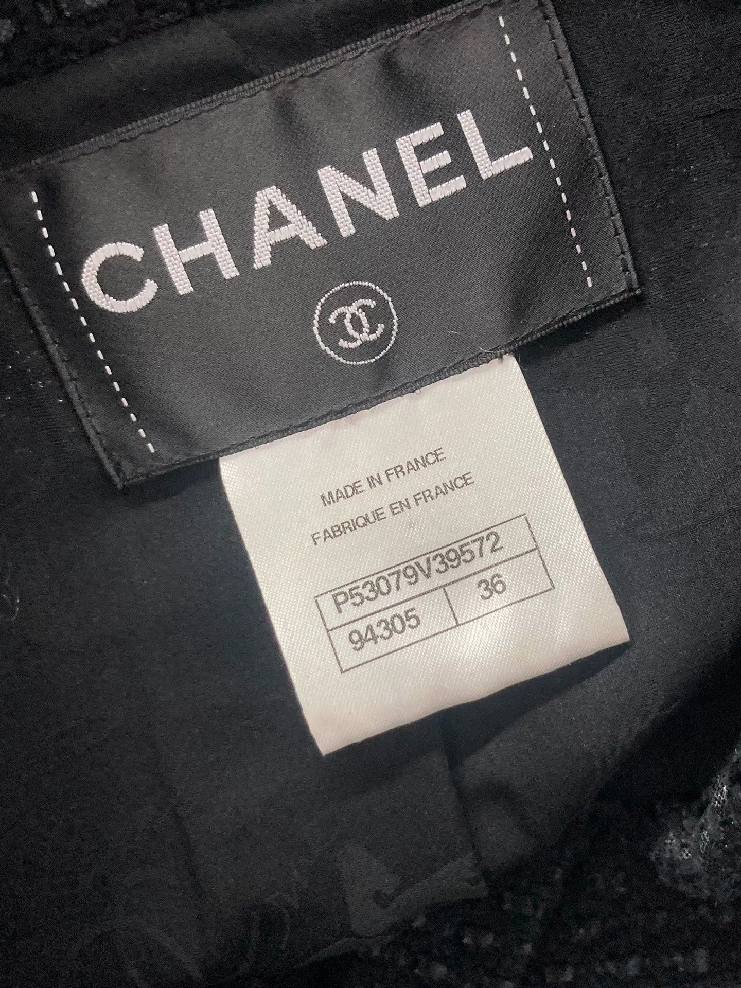 Chanel Chanel Black Knit Jacket Size XS / US 0-2 / IT 36-38 - 5 Thumbnail