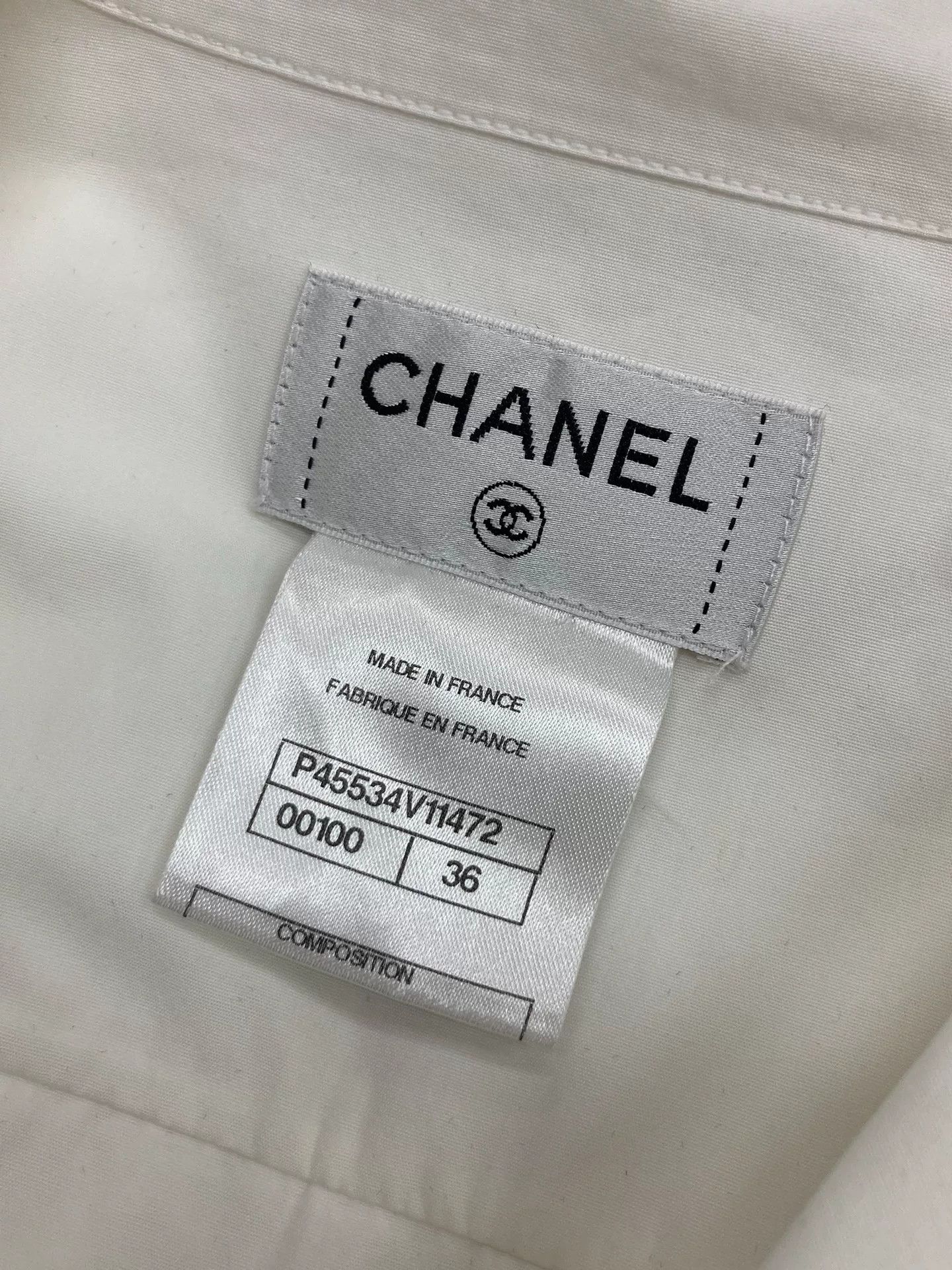 Chanel Chanel White Lace Waist Shirt Size XS / US 0-2 / IT 36-38 - 6 Thumbnail