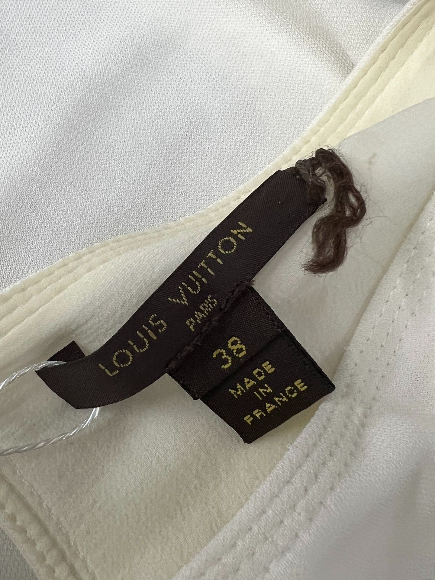 Louis Vuitton LV Silk Short-Sleeve Face Print Top Size S / US 4 / IT 40 - 4 Thumbnail