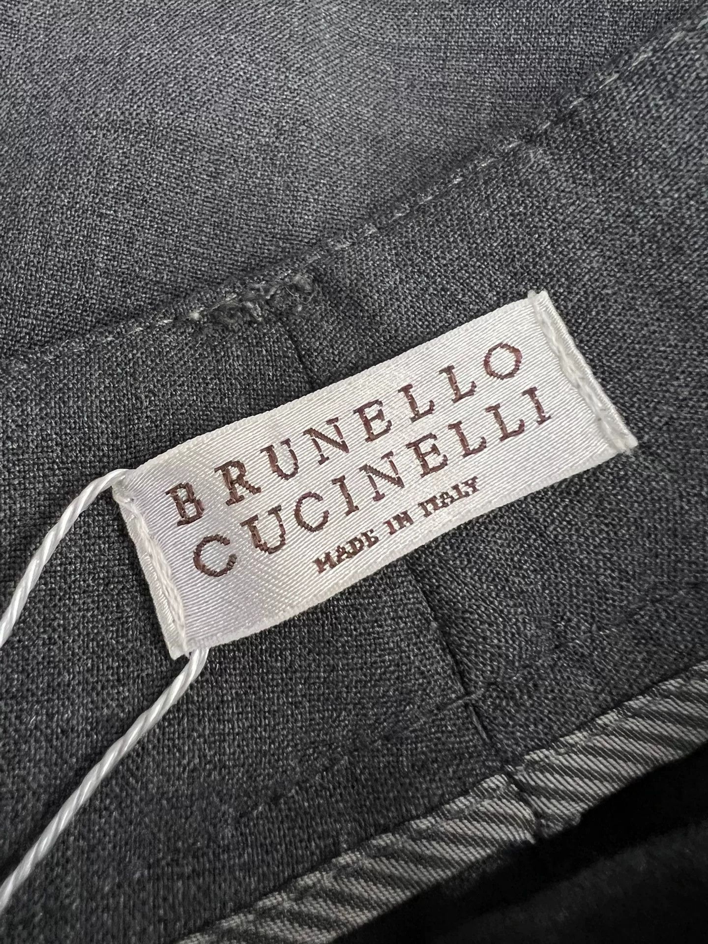 Brunello Cucinelli Brunello Cucinelli Gray Beaded Trousers Size US 28 / EU 44 - 4 Thumbnail