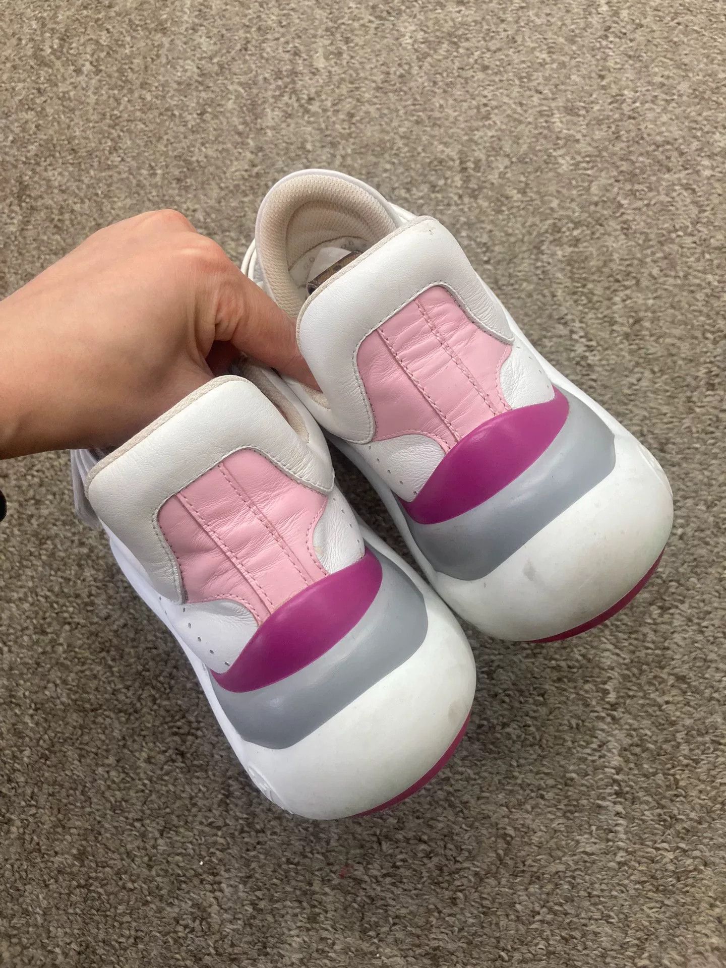 Louis Vuitton LV White Leather Velcro Dad Shoes Size US 6 / IT 36 - 4 Thumbnail