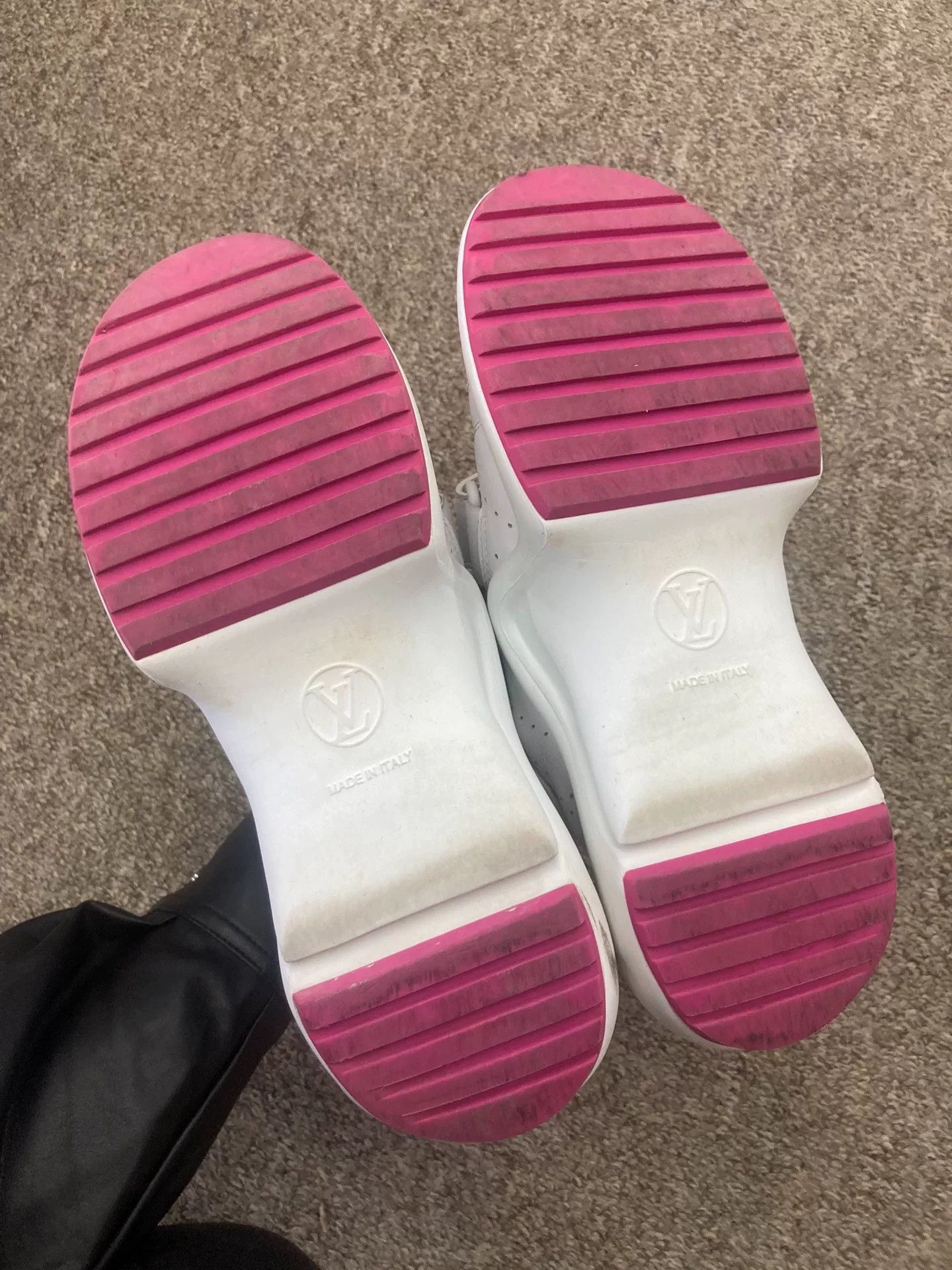 Louis Vuitton LV White Leather Velcro Dad Shoes Size US 6 / IT 36 - 5 Thumbnail