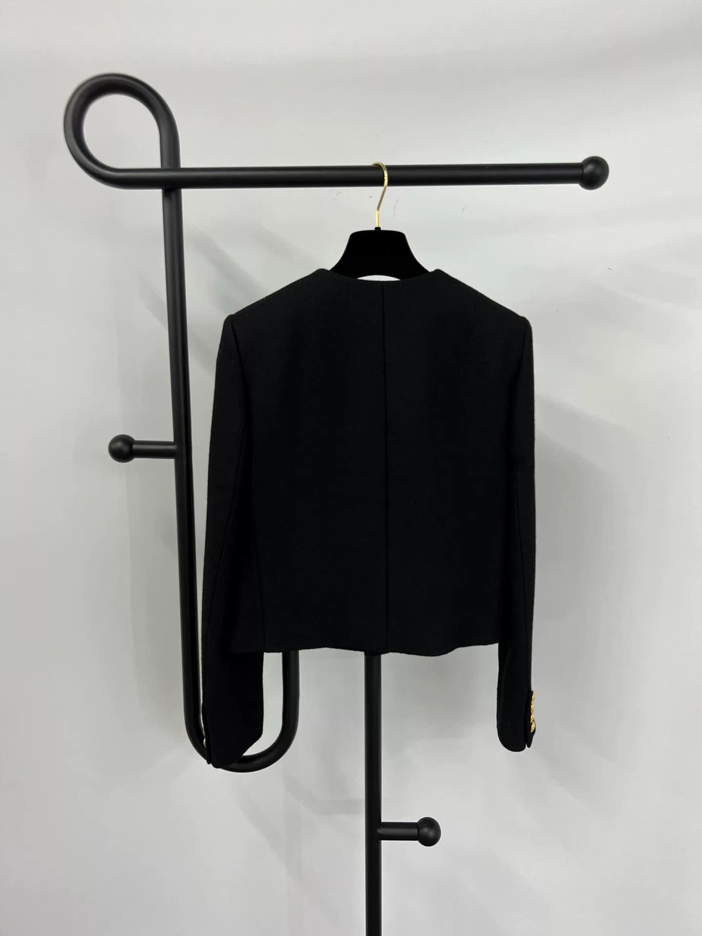 Celine Celine Black Gold Jacket Size XS / US 0-2 / IT 36-38 - 2 Thumbnail