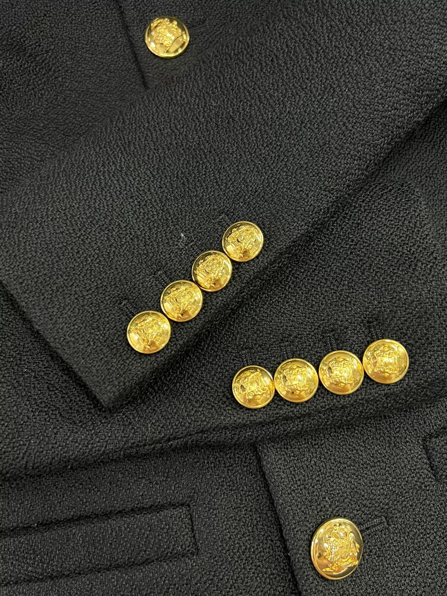 Celine Celine Black Gold Jacket Size XS / US 0-2 / IT 36-38 - 3 Thumbnail