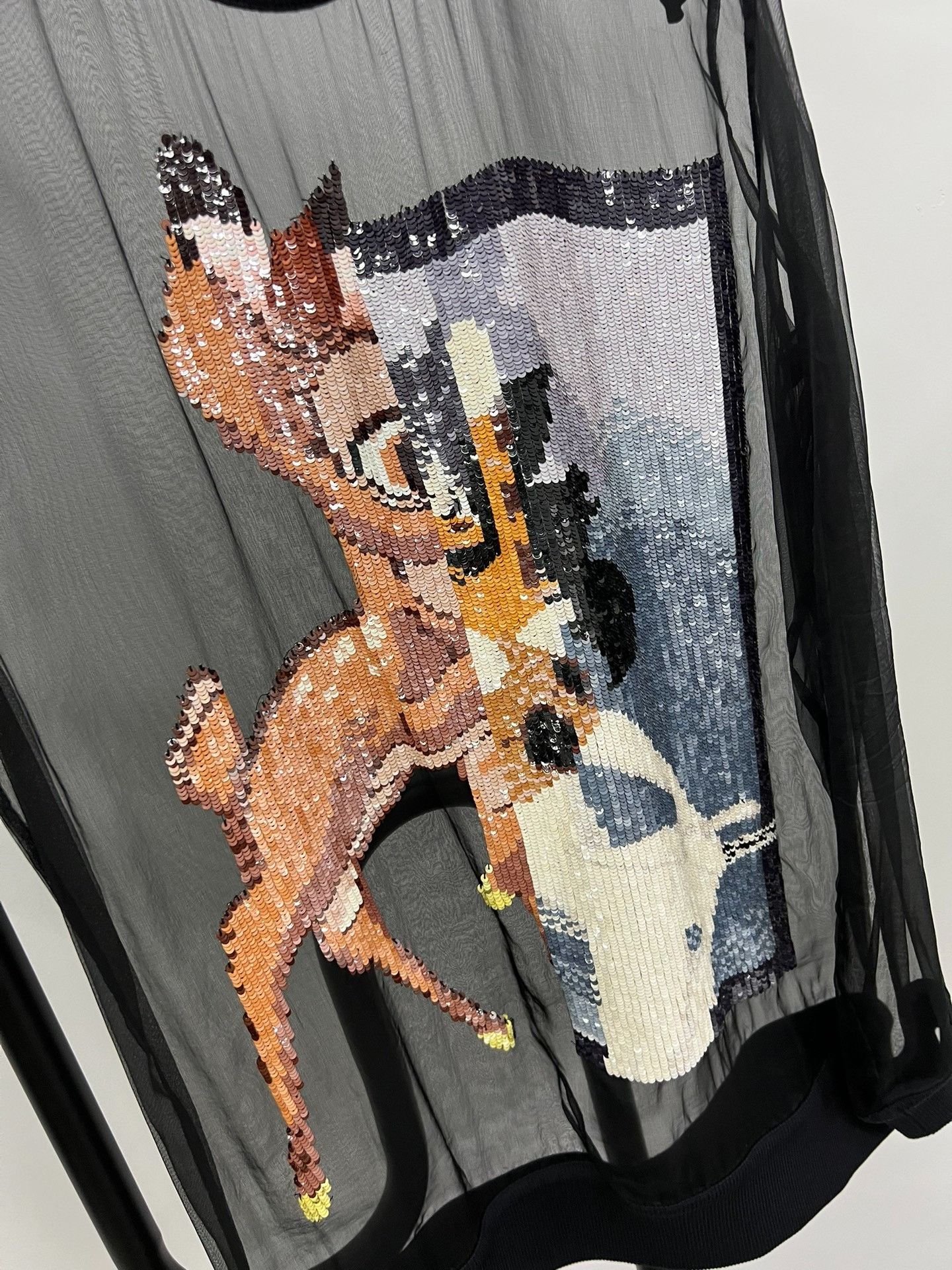 Givenchy Givenchy Sequin Bambi Long-sleeve Top Size S / US 4 / IT 40 - 2 Thumbnail