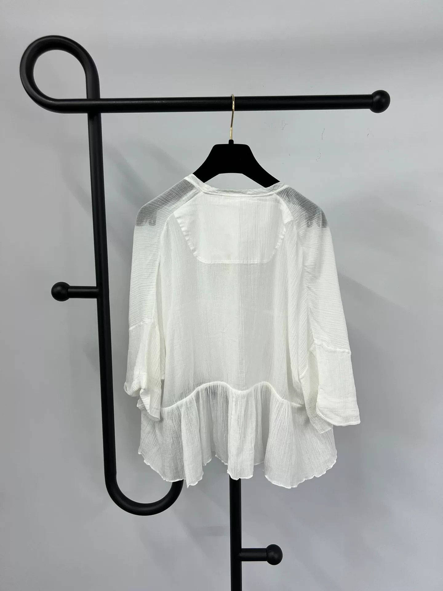 Chloe Chloe White Pullover Shirt/Blouse Size S / US 4 / IT 40 - 2 Thumbnail