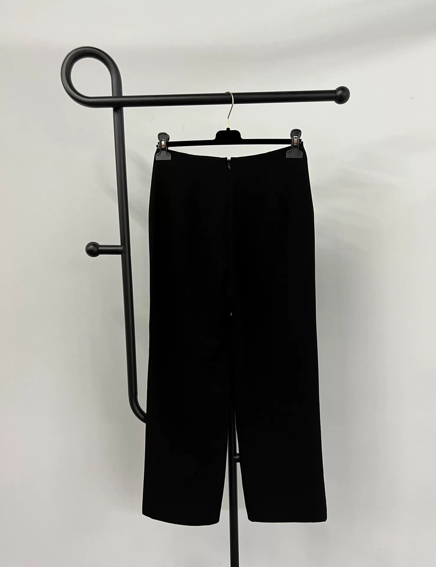 Jonathan Simkhai Jonathan Simkhai Black Waist Bow Trousers Size 26" / US 2 / IT 38 - 2 Thumbnail