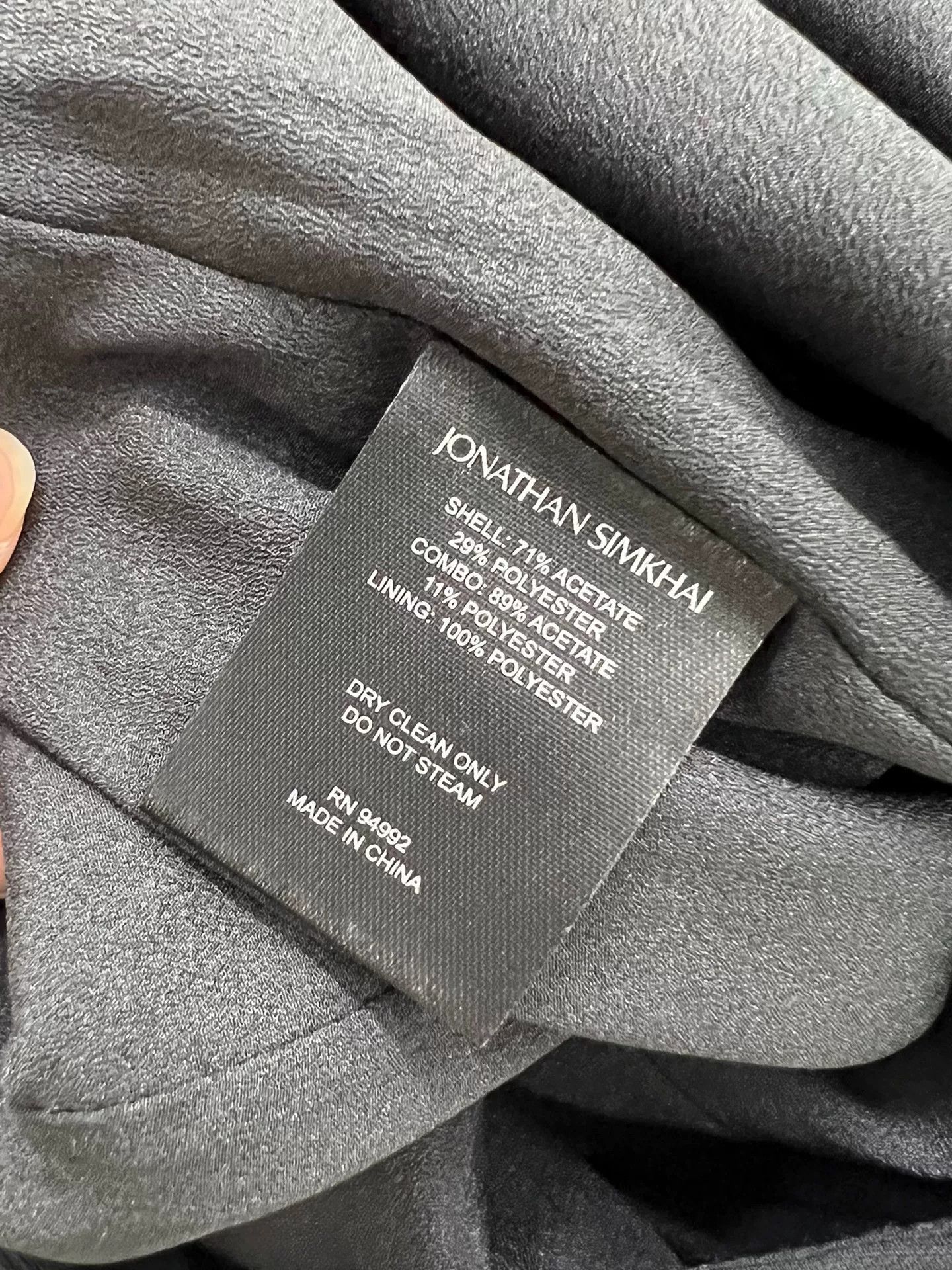 Jonathan Simkhai Jonathan Simkhai Black Waist Bow Trousers Size 26" / US 2 / IT 38 - 6 Thumbnail