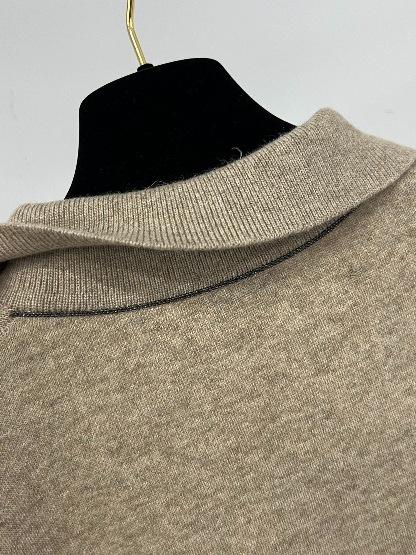 Brunello Cucinelli Brunello Cucinelli FW25 Lapel Cashmere Sweater Size S / US 4 / IT 40 - 4 Thumbnail