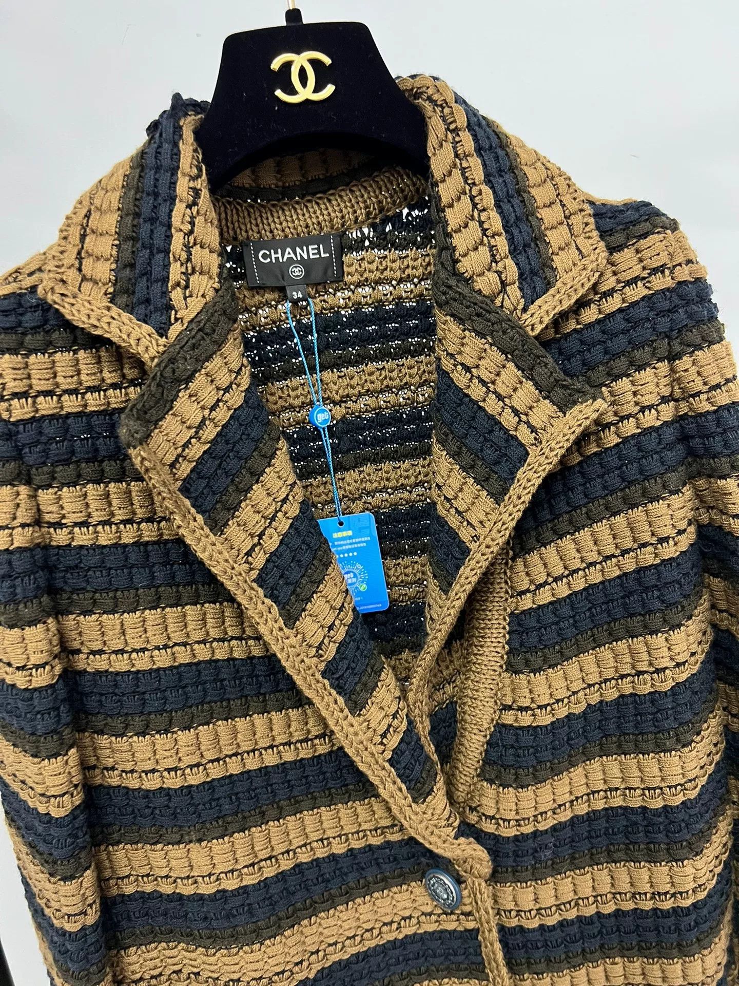 Chanel Chanel Station Series Striped Jacket Size XXS / US 00 / IT 34 - 3 Thumbnail