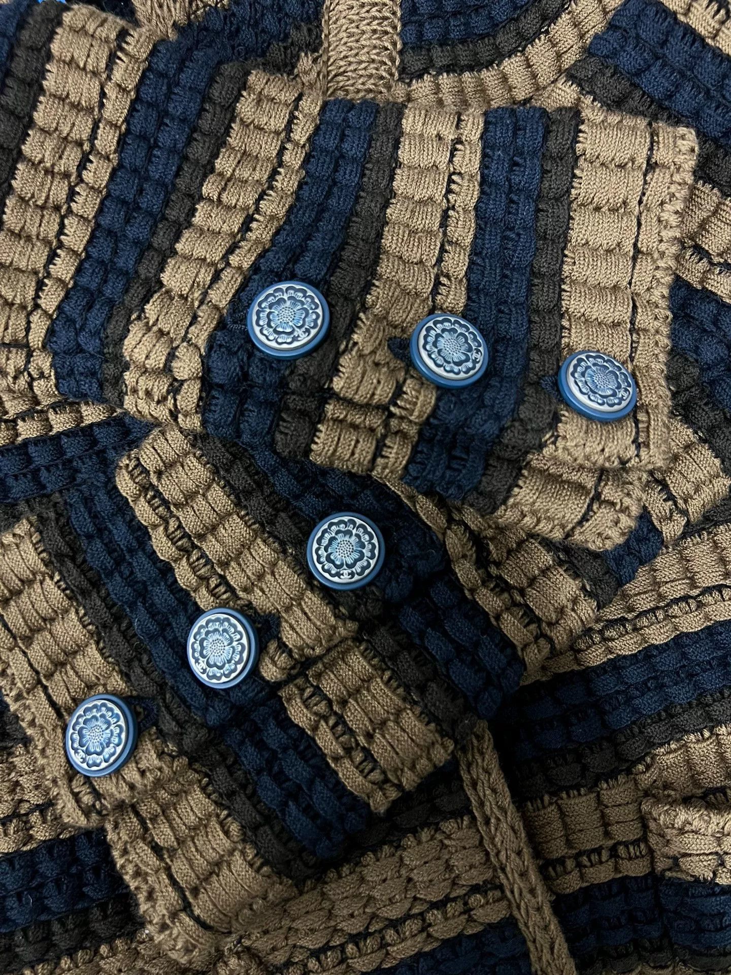 Chanel Chanel Station Series Striped Jacket Size XXS / US 00 / IT 34 - 4 Thumbnail