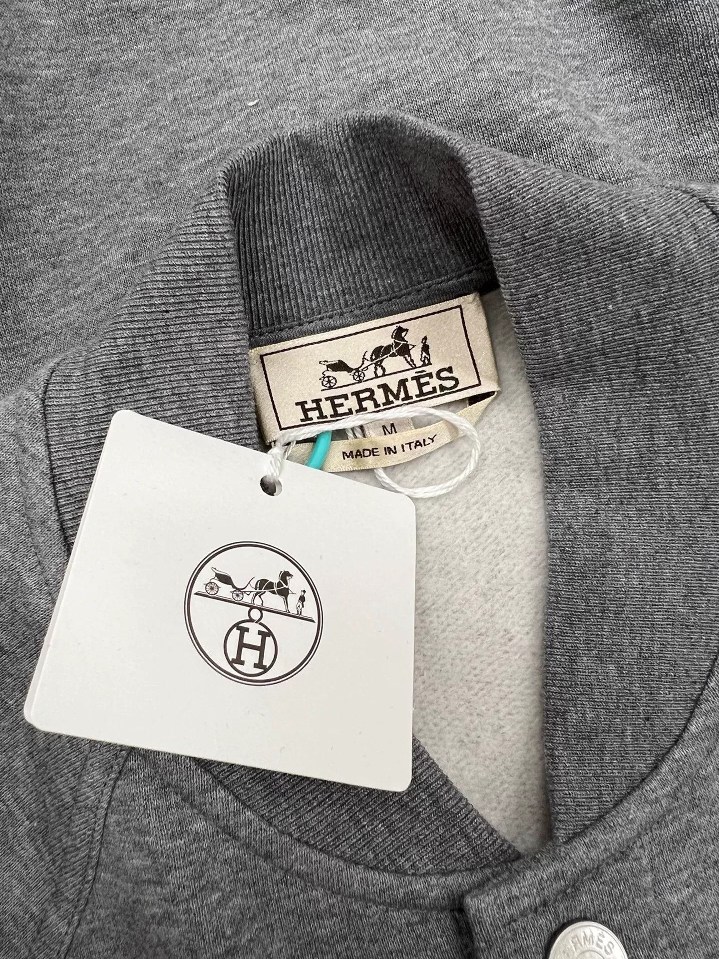 Hermes Hermes 2024 Gray Baseball Jacket Size US M / EU 48-50 / 2 - 5 Thumbnail