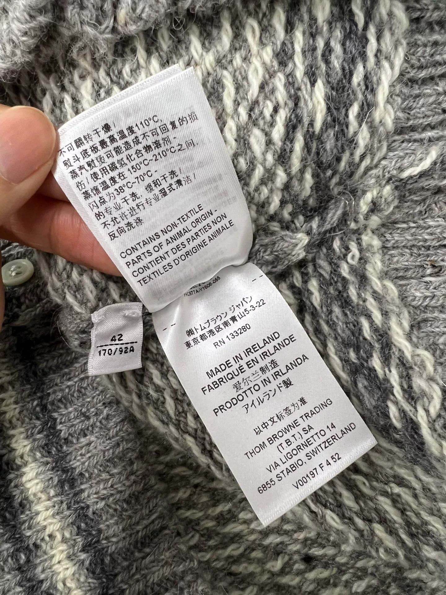 Thom Browne Thom Browne 25 Fair Isle Cardigan Size US XS / EU 42 / 0 - 6 Thumbnail