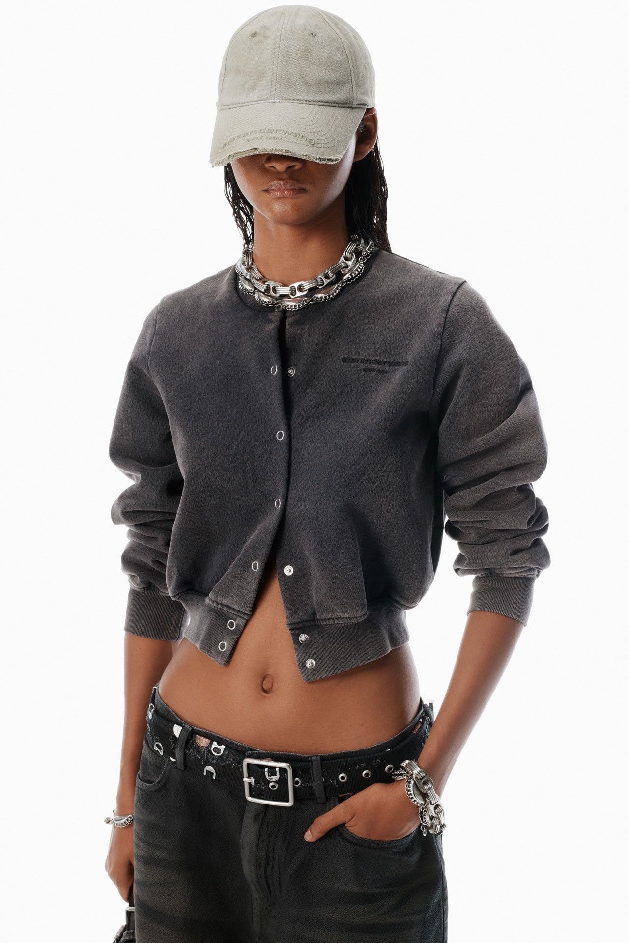 Alexander Wang Alexander Wang Cropped Cardigan Size S / US 4 / IT 40 - 7 Thumbnail