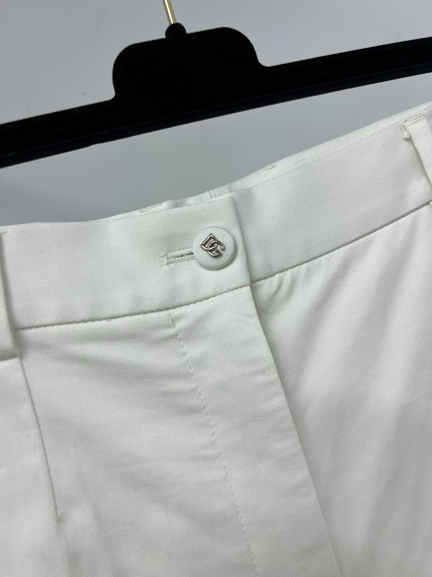 Dolce & Gabbana Dolce&Gabbana White Casual Wide-Leg Pants Size 42" / US 20 - 2 Thumbnail