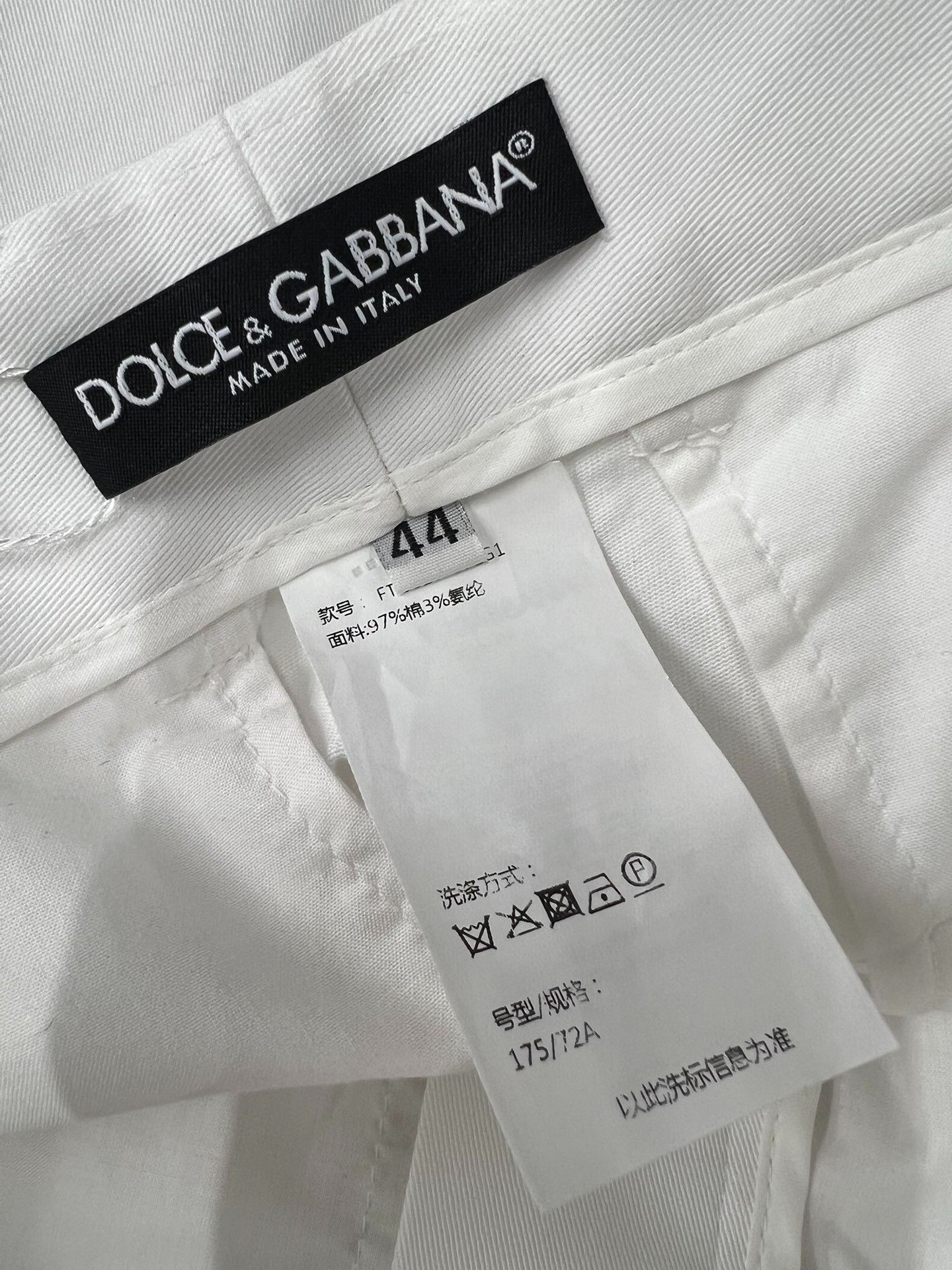 Dolce & Gabbana Dolce&Gabbana White Casual Wide-Leg Pants Size 42" / US 20 - 4 Thumbnail