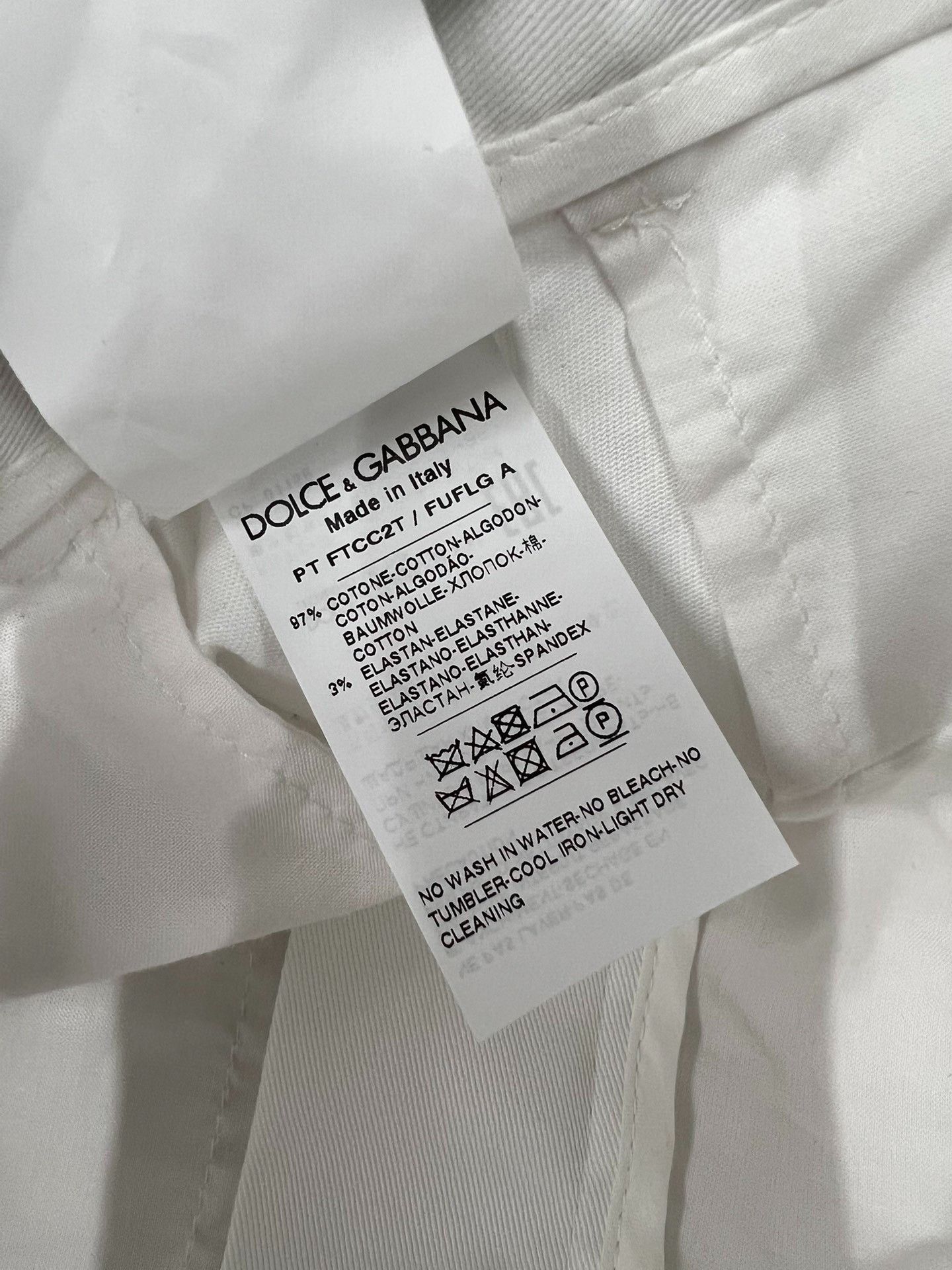 Dolce & Gabbana Dolce&Gabbana White Casual Wide-Leg Pants Size 42" / US 20 - 5 Thumbnail