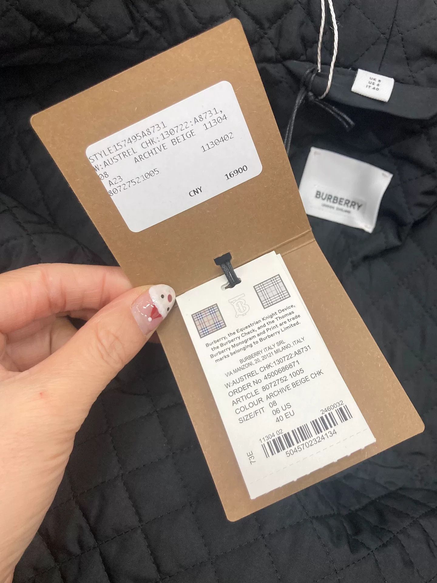 Burberry Burberry Classic Check Shearling Teddy Coat Size S / US 4 / IT 40 - 7 Thumbnail