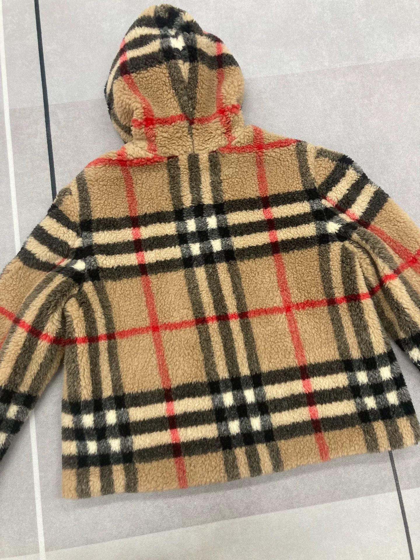 Burberry Burberry Classic Check Shearling Teddy Coat Size S / US 4 / IT 40 - 5 Thumbnail