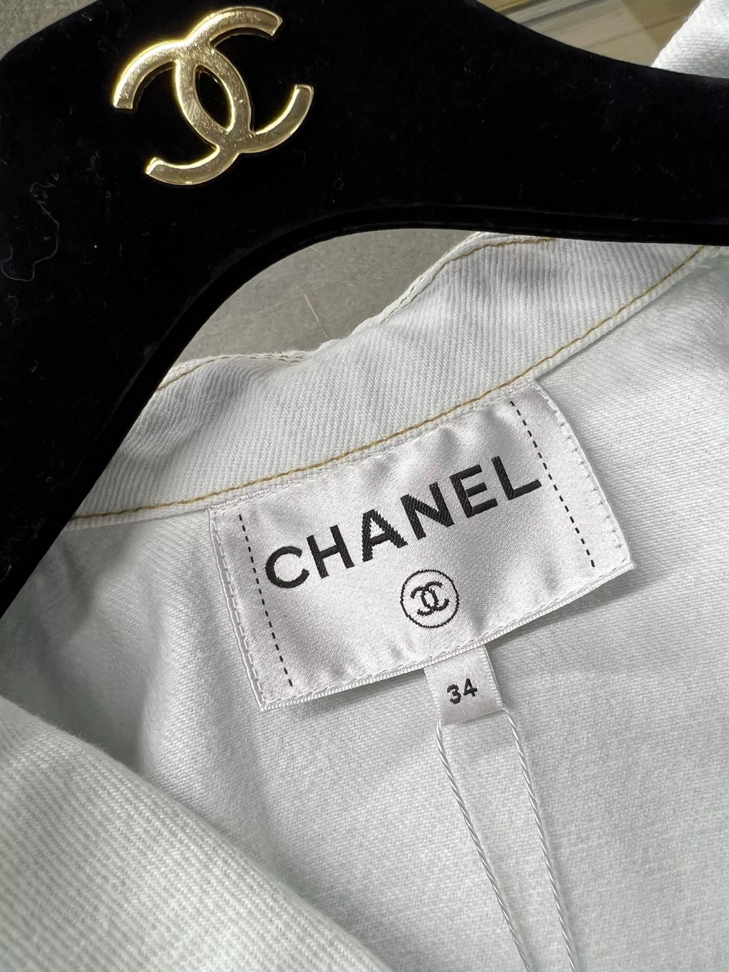 Chanel Chanel 24M Beach Light Blue Denim Jacket Size XXS / US 00 / IT 34 - 4 Thumbnail