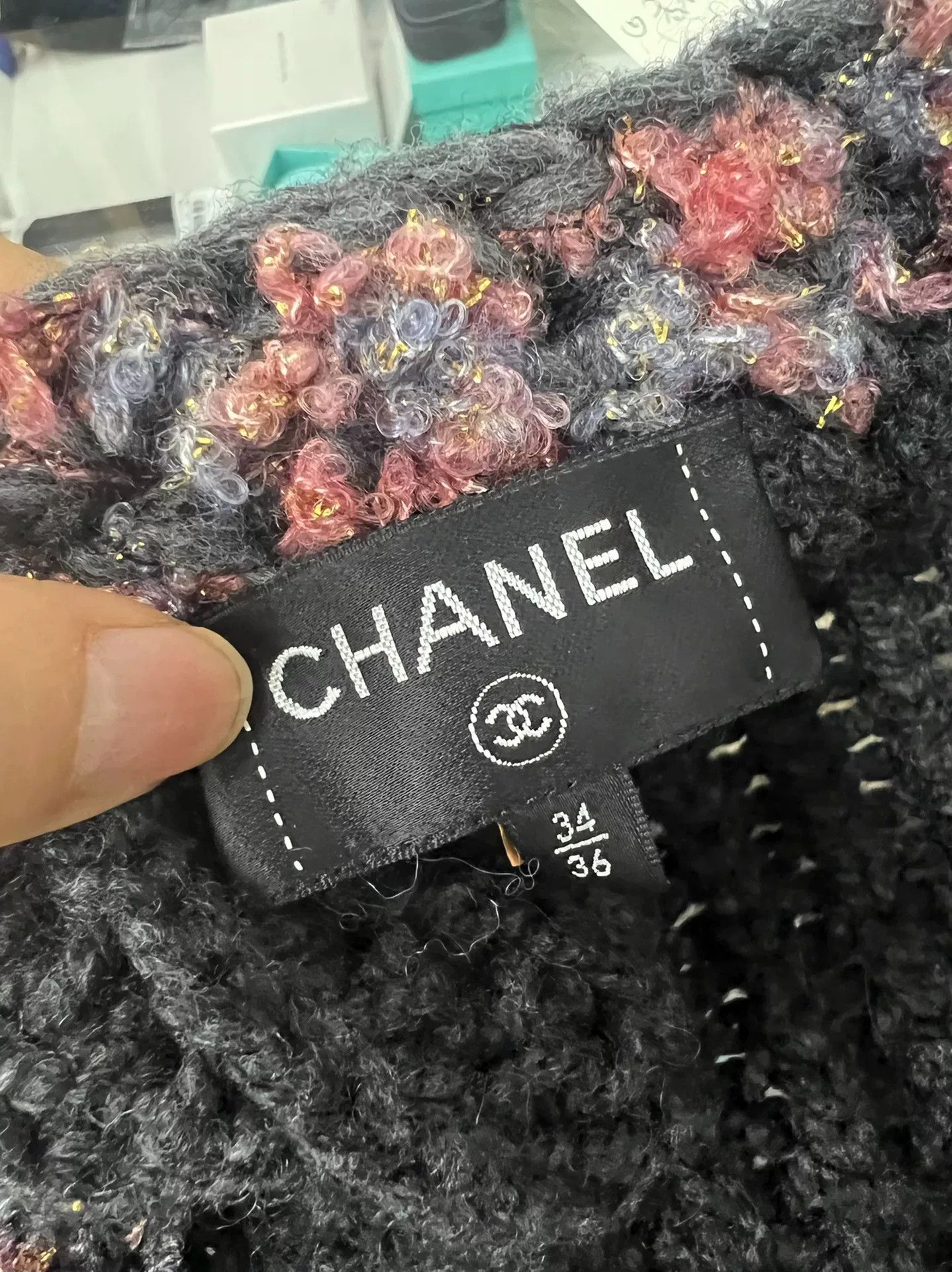Chanel Chanel 22A Openwork Knit Cardigan Size XS / US 0-2 / IT 36-38 - 3 Thumbnail
