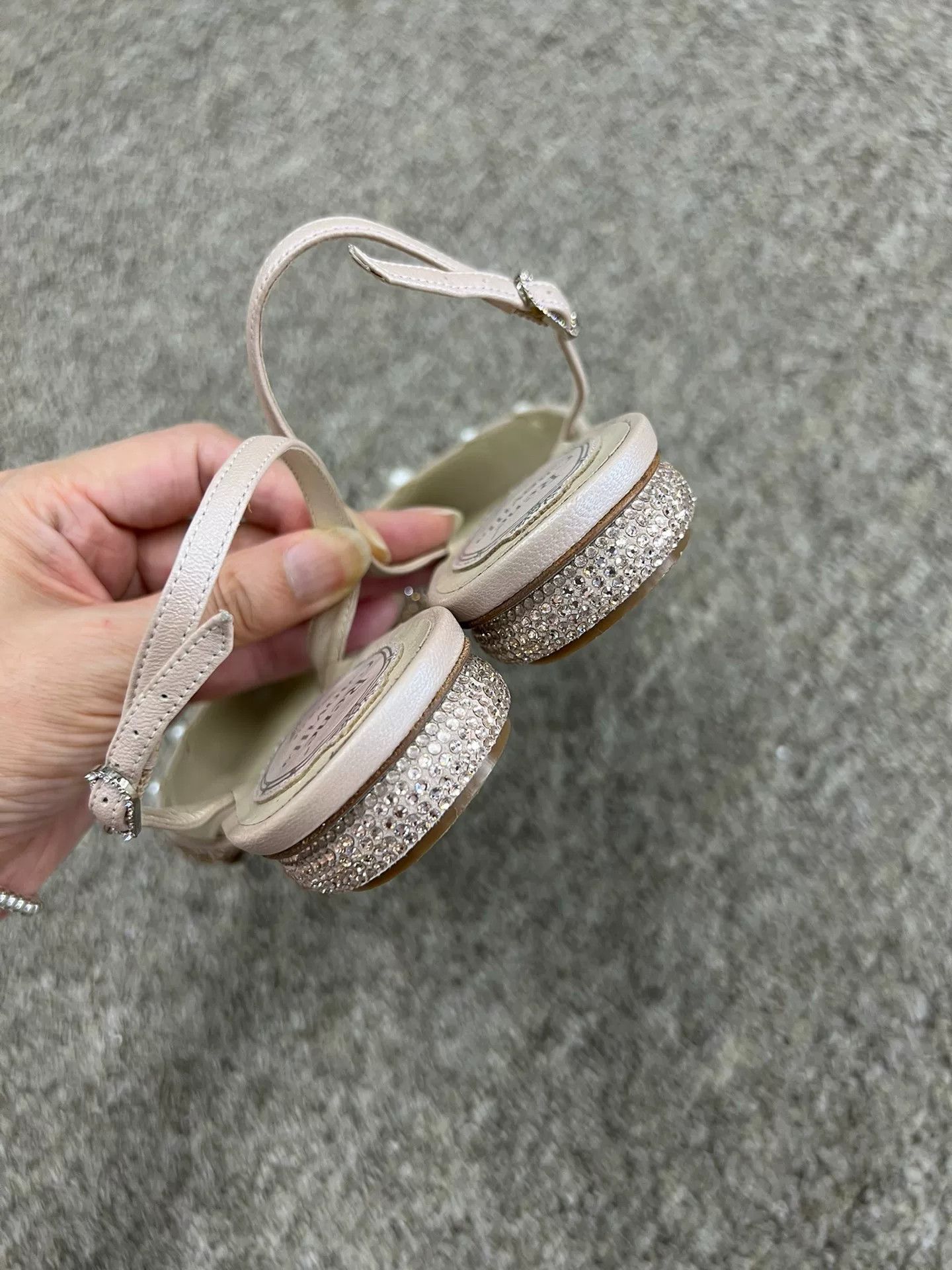 Rene Caovilla Rene Caovilla Crystal Flat Sandals Size US 4 / IT 34 - 4 Thumbnail