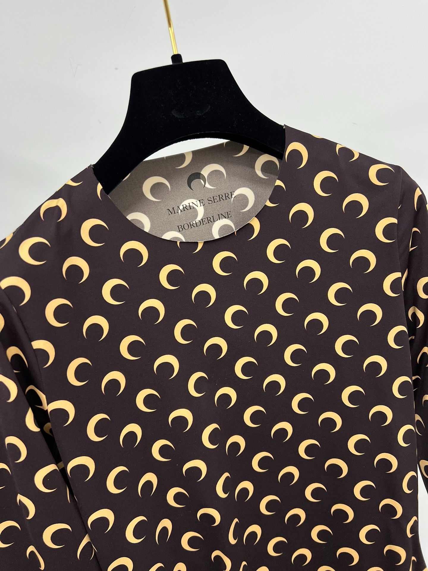 Marine Serre Marine Serre All-over Crescent Long-sleeve Top Size L / US 10 / IT 46 - 2 Thumbnail