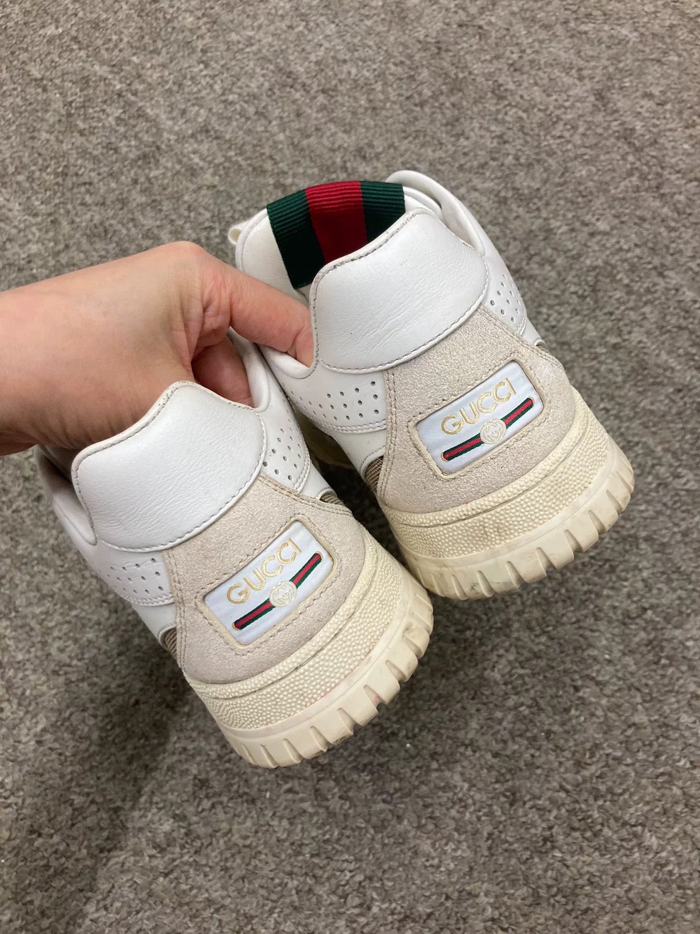 Gucci Gucci Canvas Monogram Sneakers Size US 6.5 / IT 36.5 - 3 Thumbnail
