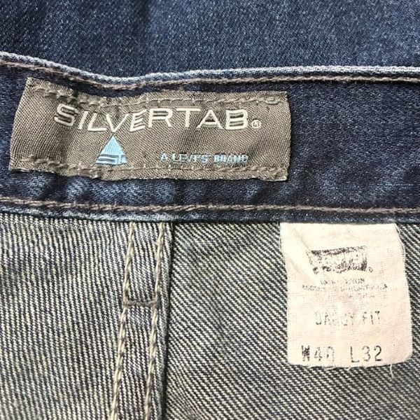 Other Other Levi’s Silver Tab Cotton Jeans Textile Jeans DUTY FREE for USA Size ONE SIZE - 3 Thumbnail