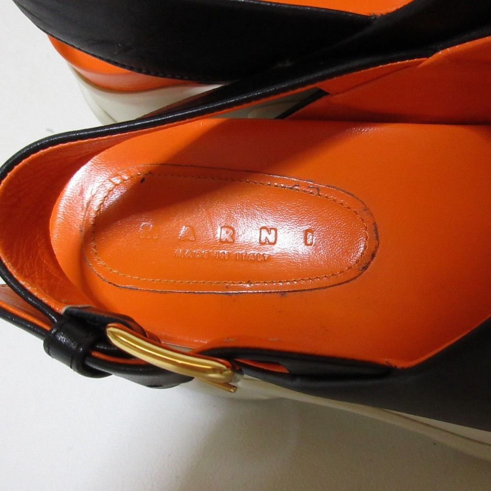 Marni Marni Marni Fussbett Platform Sandals Leather Shoes DUTY FREE for USA Size ONE SIZE - 8 Thumbnail