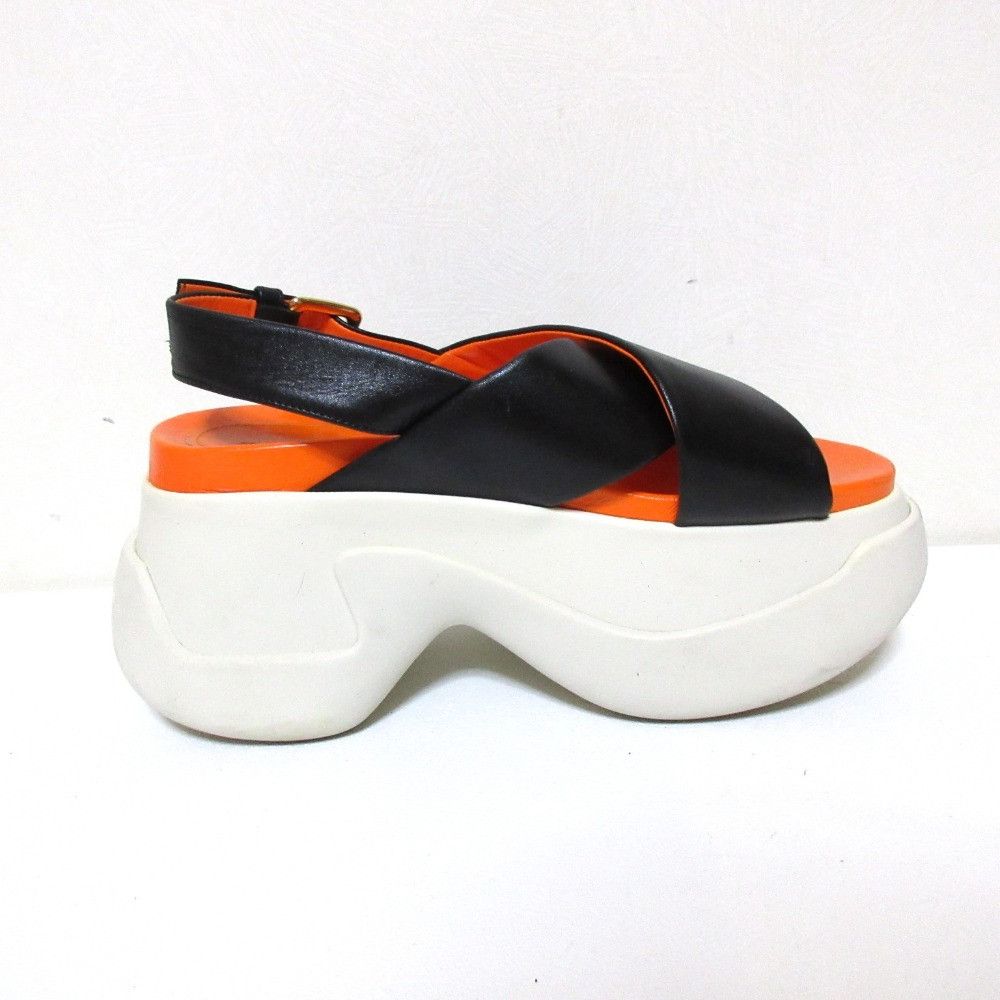 Marni Marni Marni Fussbett Platform Sandals Leather Shoes DUTY FREE for USA Size ONE SIZE - 3 Thumbnail