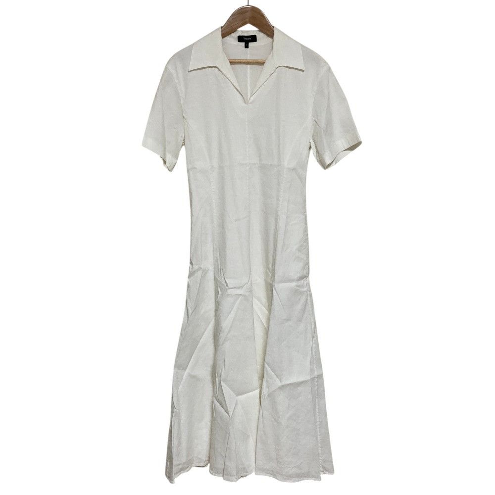 Theory Theory Theory GOOD CRUNCH W Linen Dress Textile Dresses DUTY FREE for USA Size ONE SIZE - 2 Thumbnail