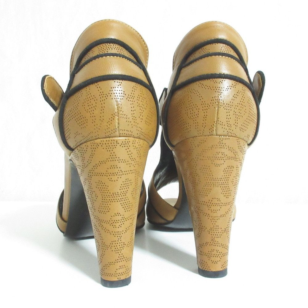 Hermes Hermes Hermes Punching Leather Sandals Leather Shoes DUTY FREE for USA Size ONE SIZE - 4 Thumbnail